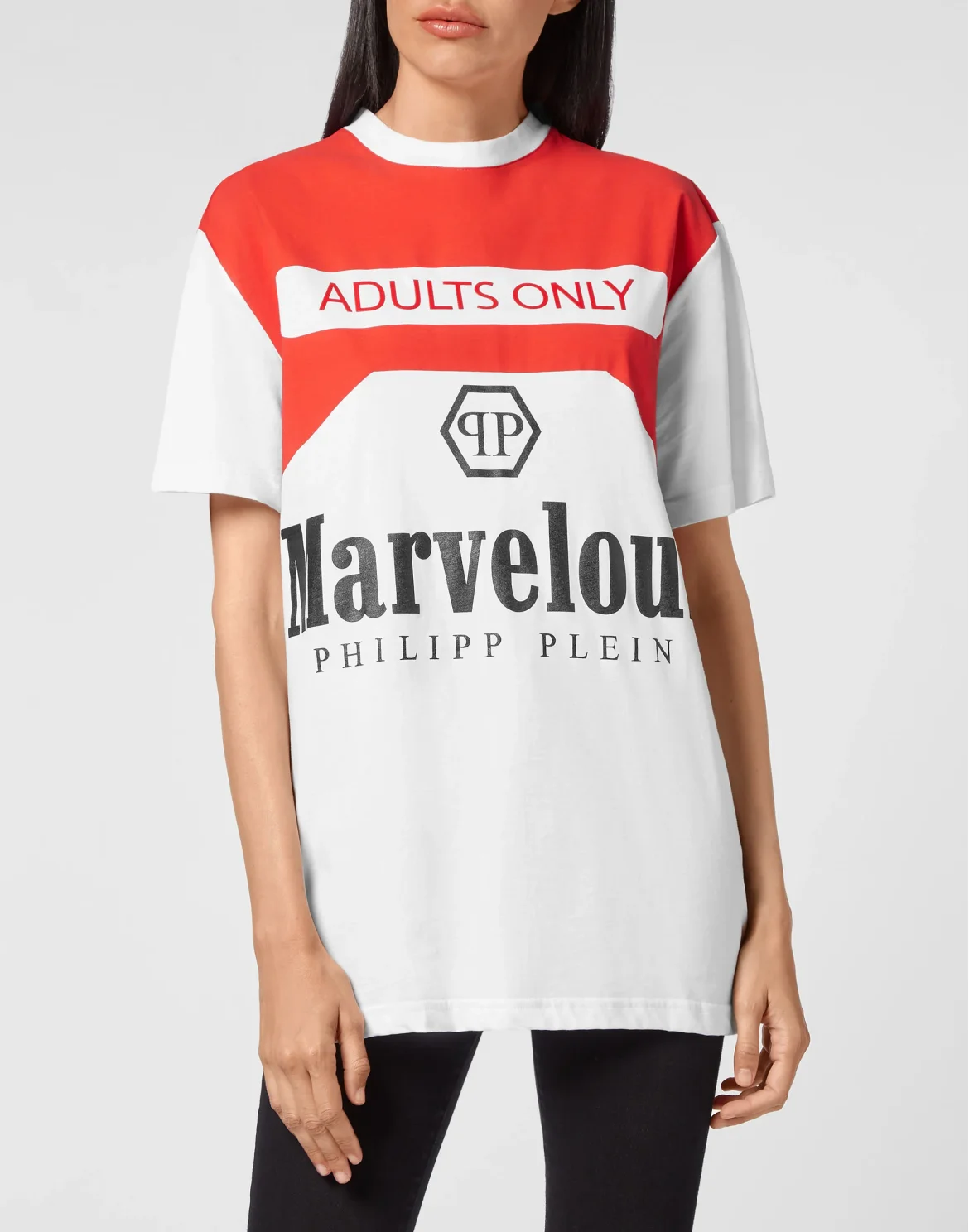 T-shirt Round Neck SS print Marvelous, цвет: Белый