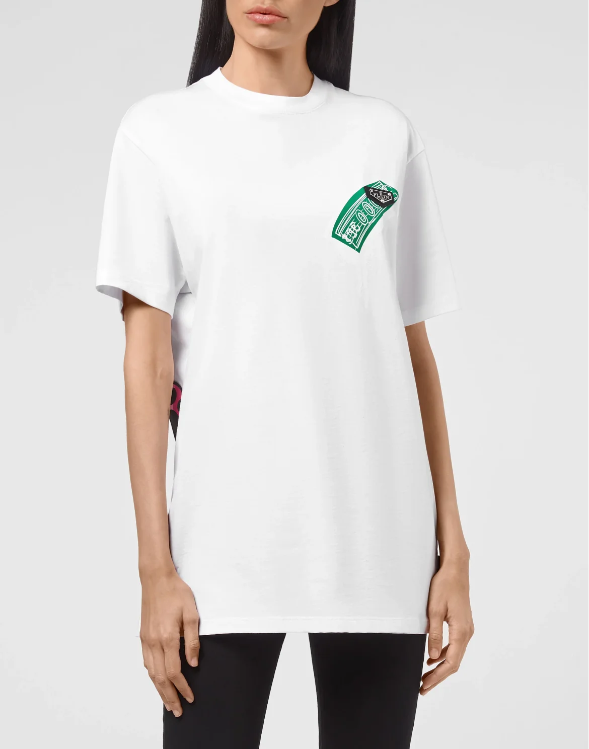 T-shirt Round Neck SS print Teddy Bear, цвет: Белый