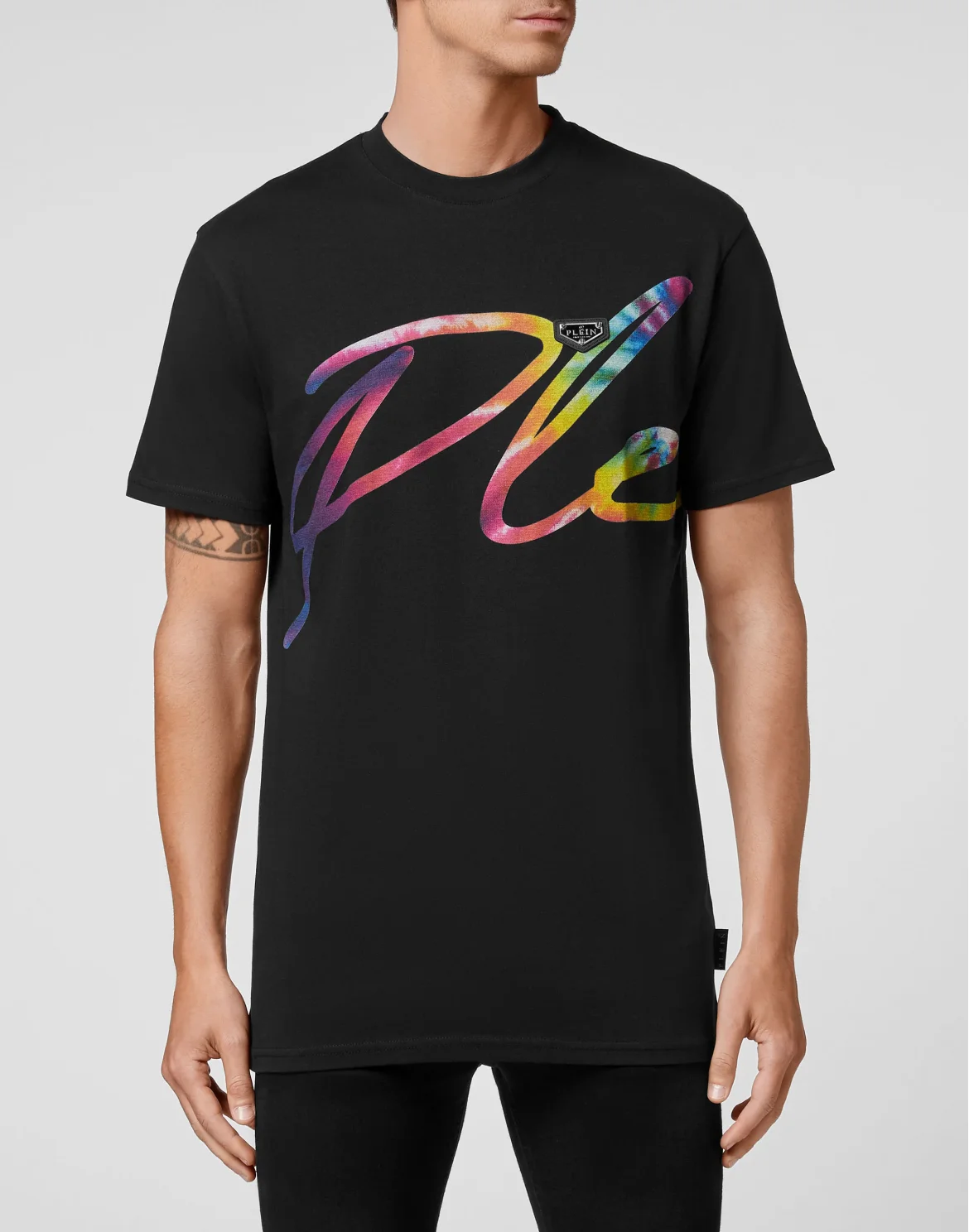 T-shirt Round Neck SS Signature, цвет: Черный