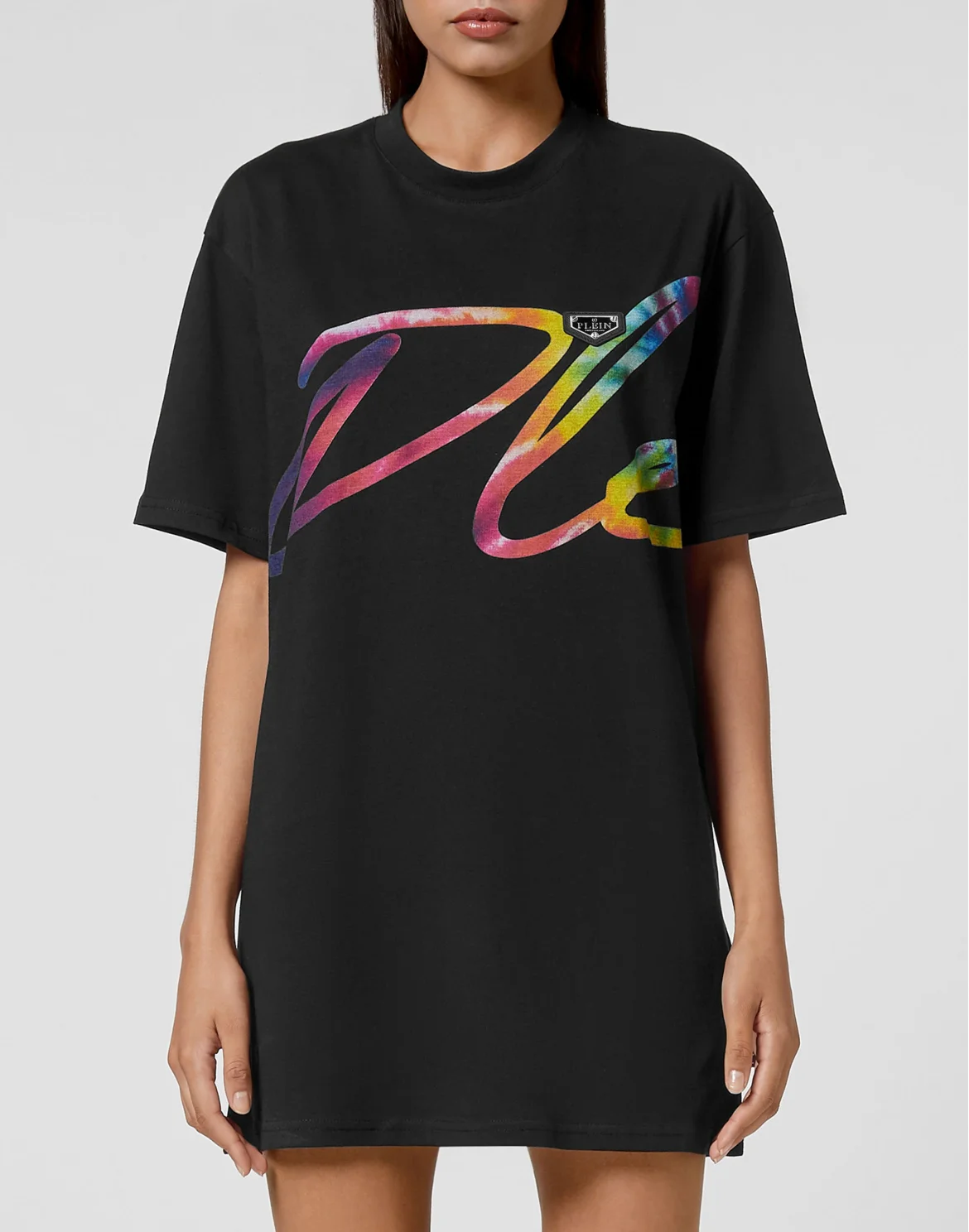 T-shirt Round Neck SS Signature, цвет: Черный