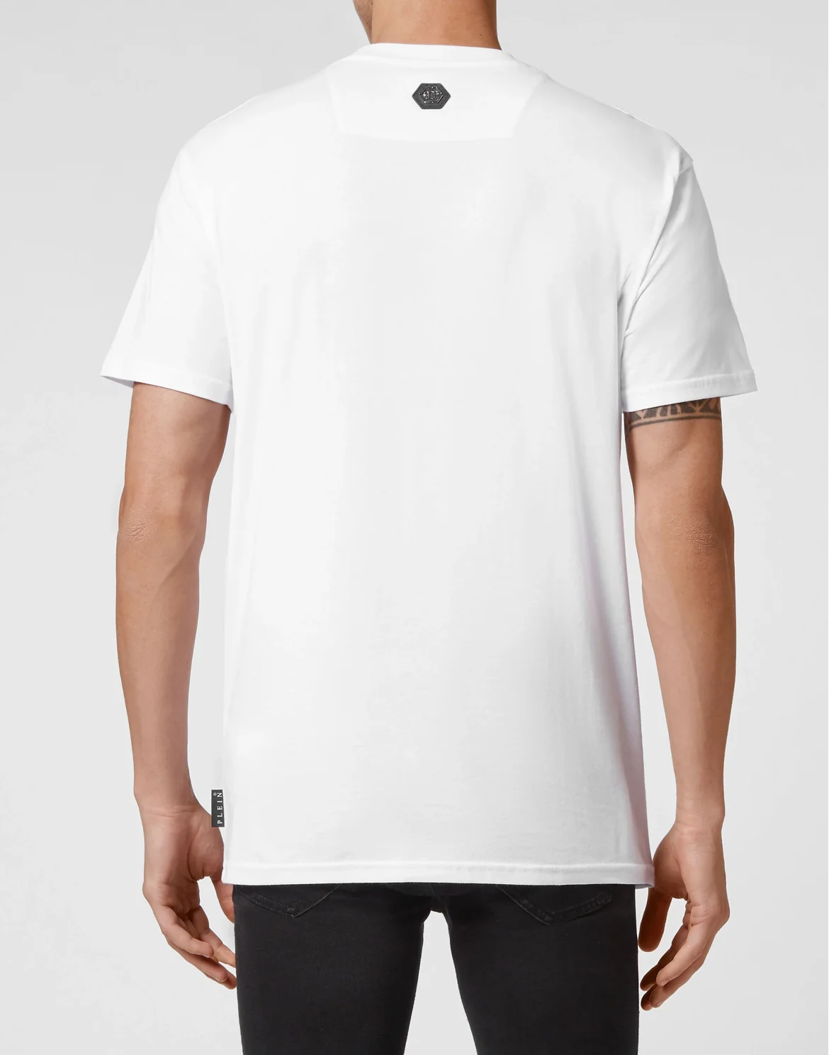 T-shirt Round Neck SS stones Skull, цвет: Белый