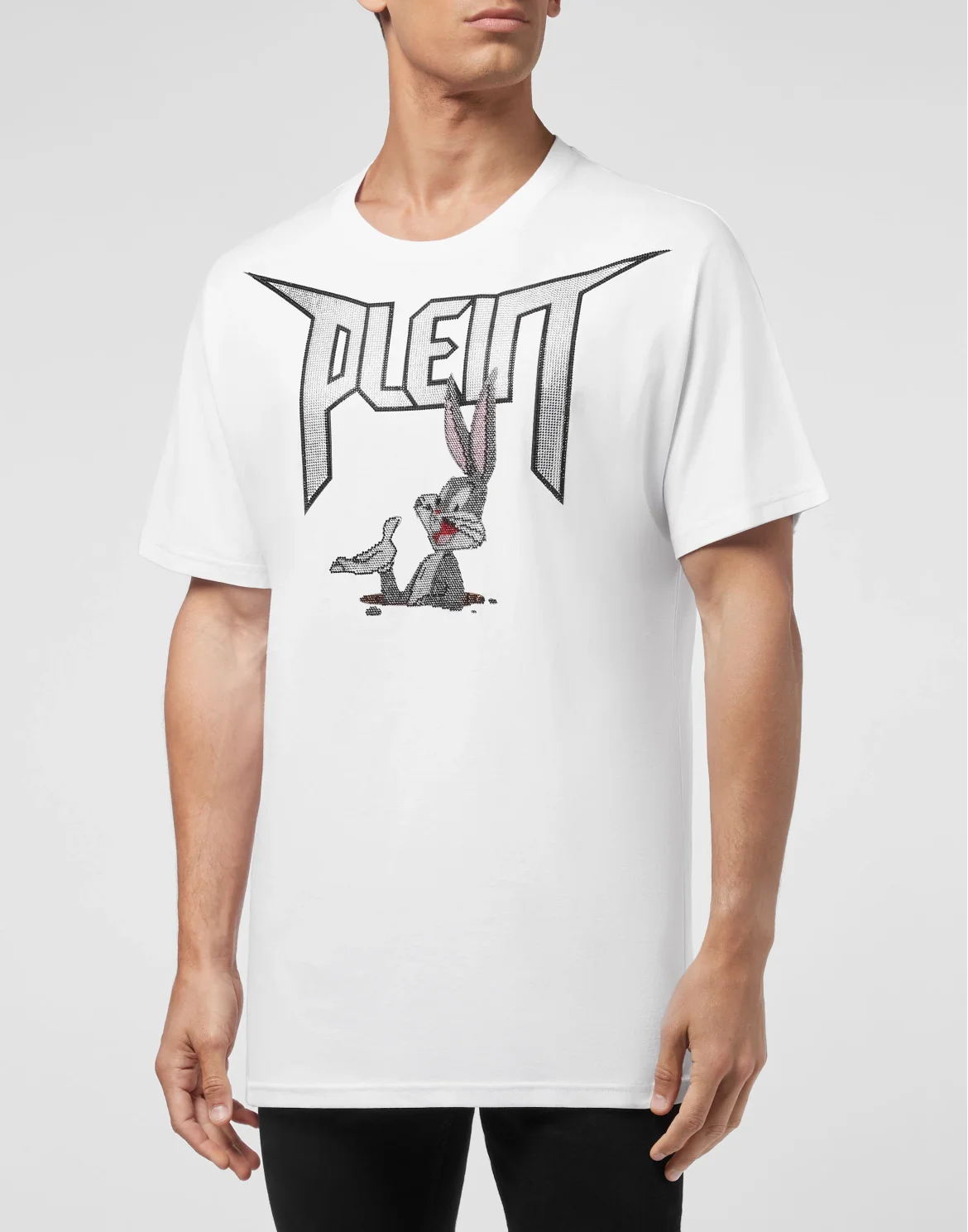 T-shirt Round Neck SS stones Looney Tunes, цвет: Белый