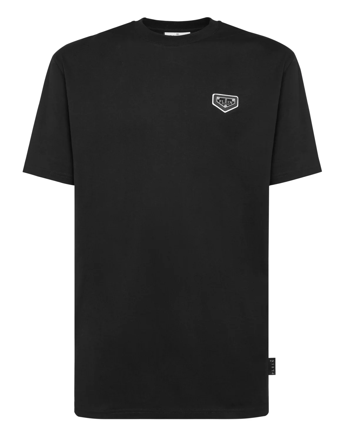 T-shirt Round Neck SS stones Hexagon, цвет: Черный