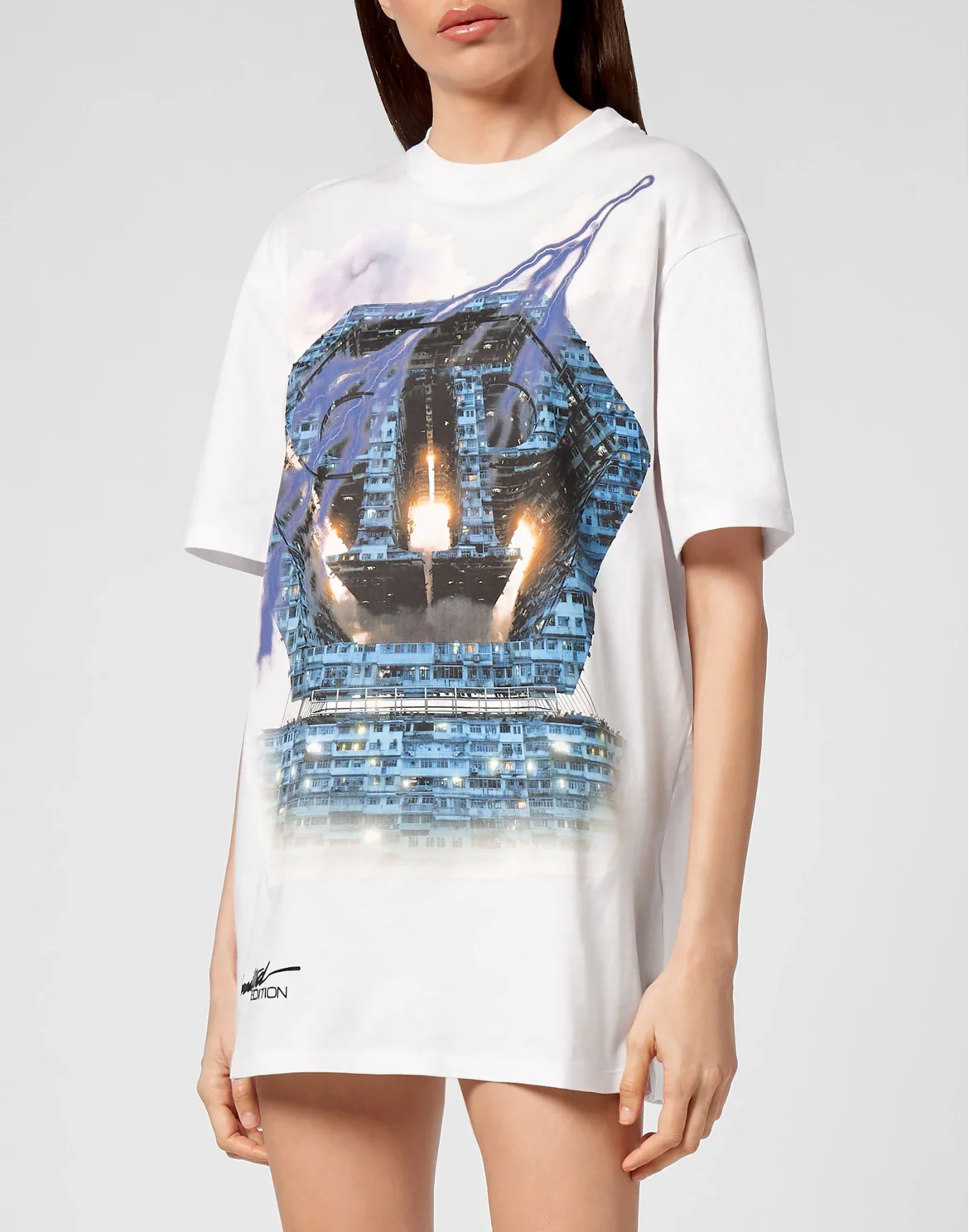 T-shirt Round Neck SS PP Universe, цвет: Белый