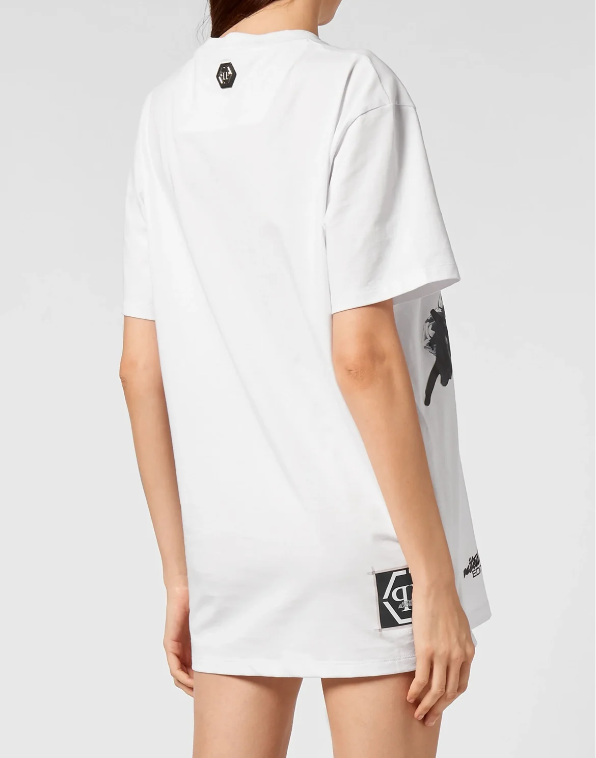 T-shirt Round Neck SS PP Dollar, цвет: Белый