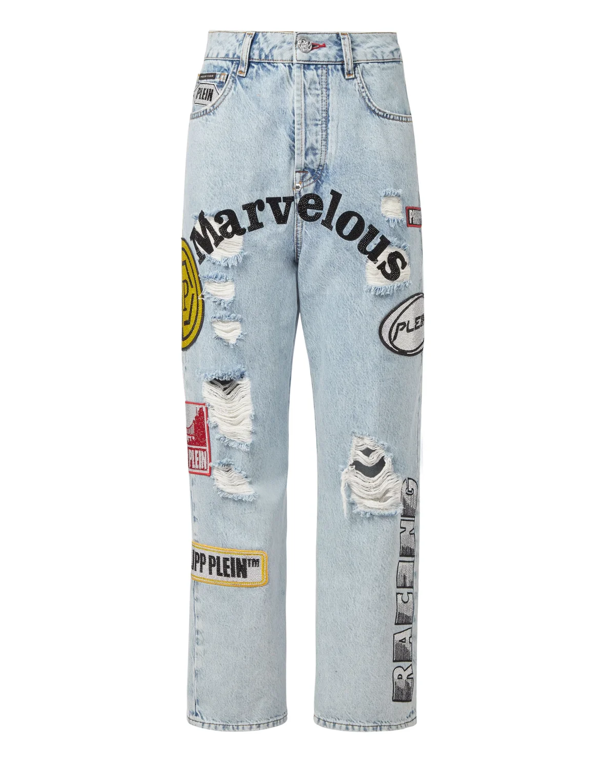 Denim Loose Fit stones Marvelous, цвет: Голубой