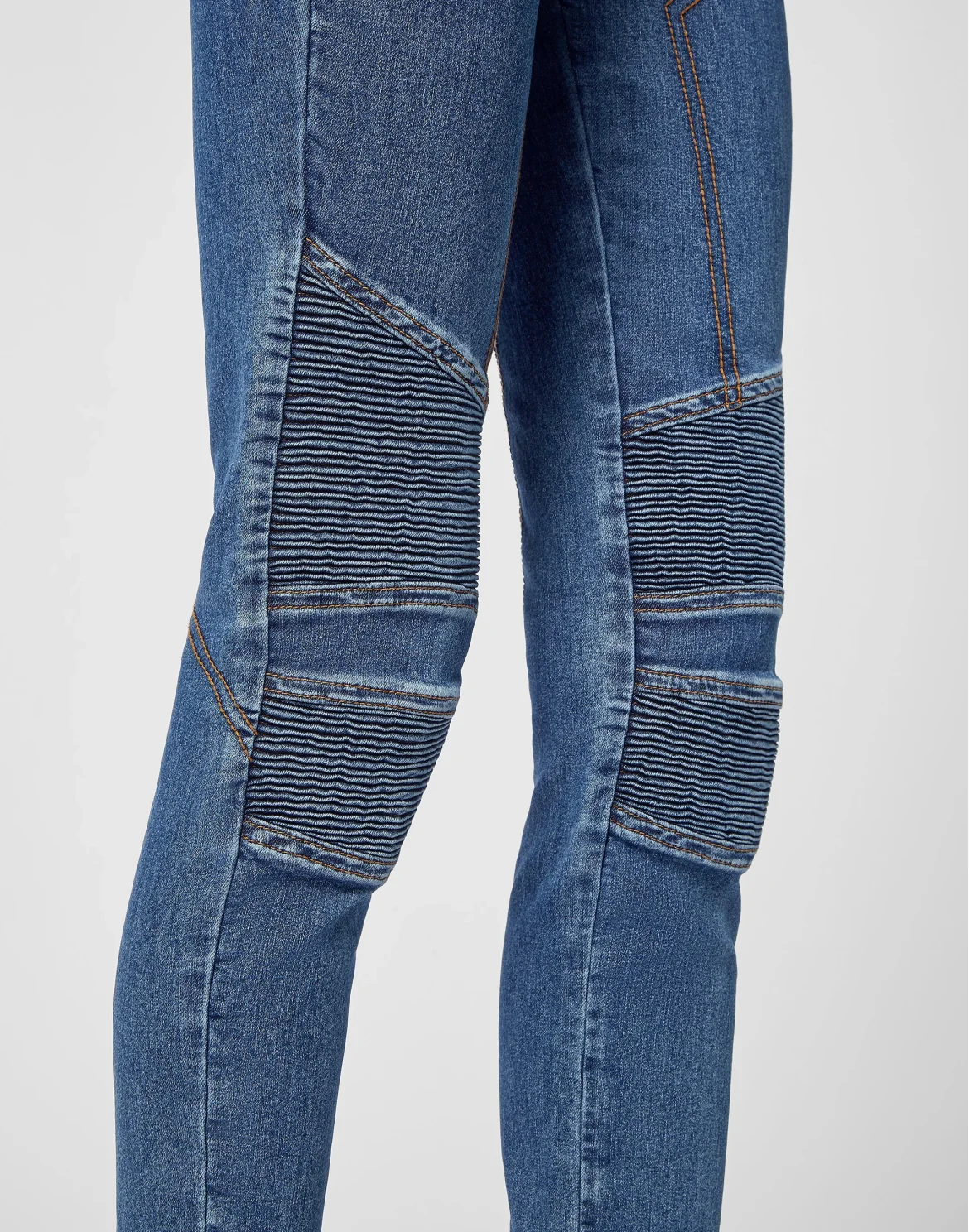 Denim Super Stretch Leggins Philipp Plein TM, цвет: Синий