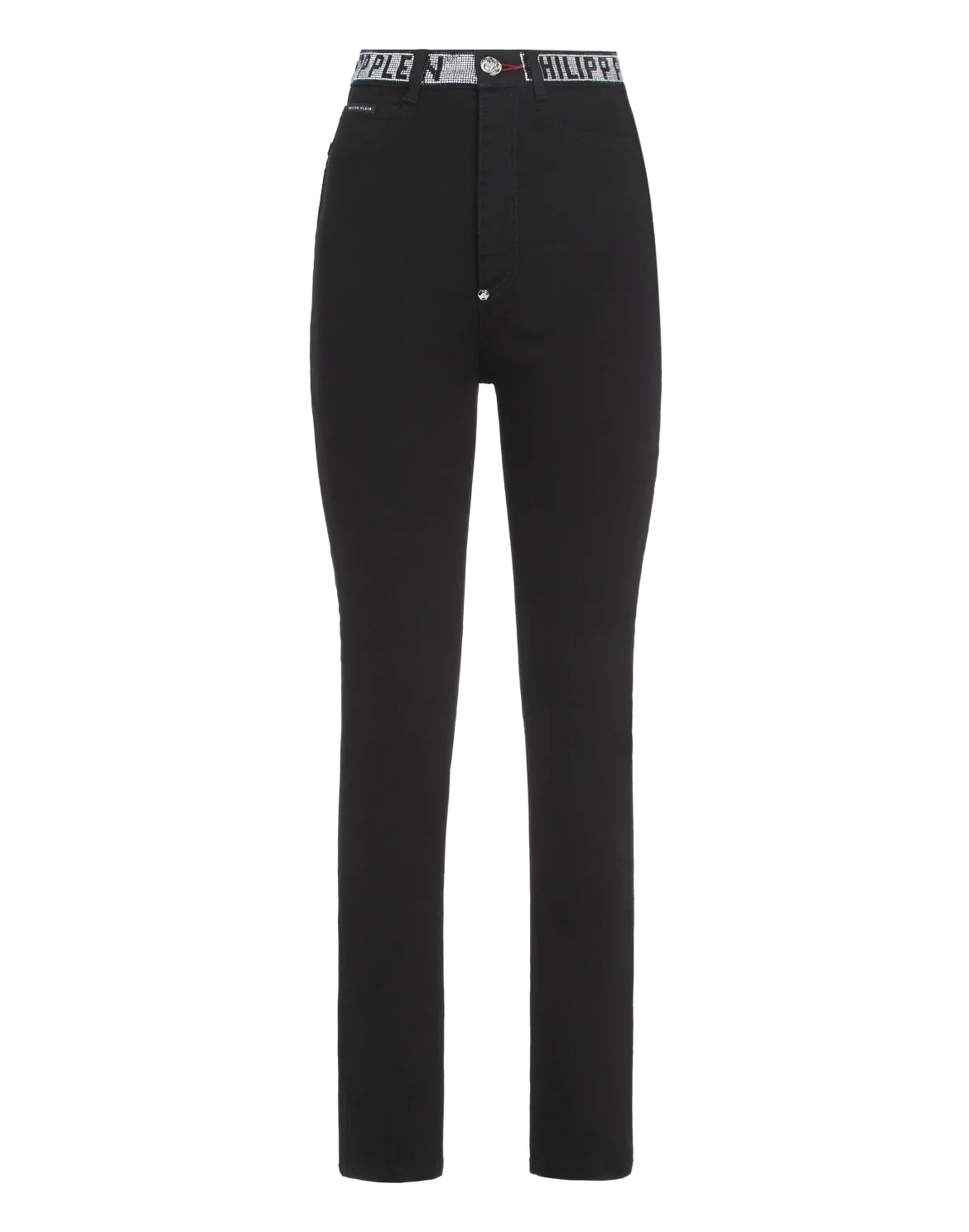 Denim Super High Waist Jegging Philipp Plein TM, цвет: Черный