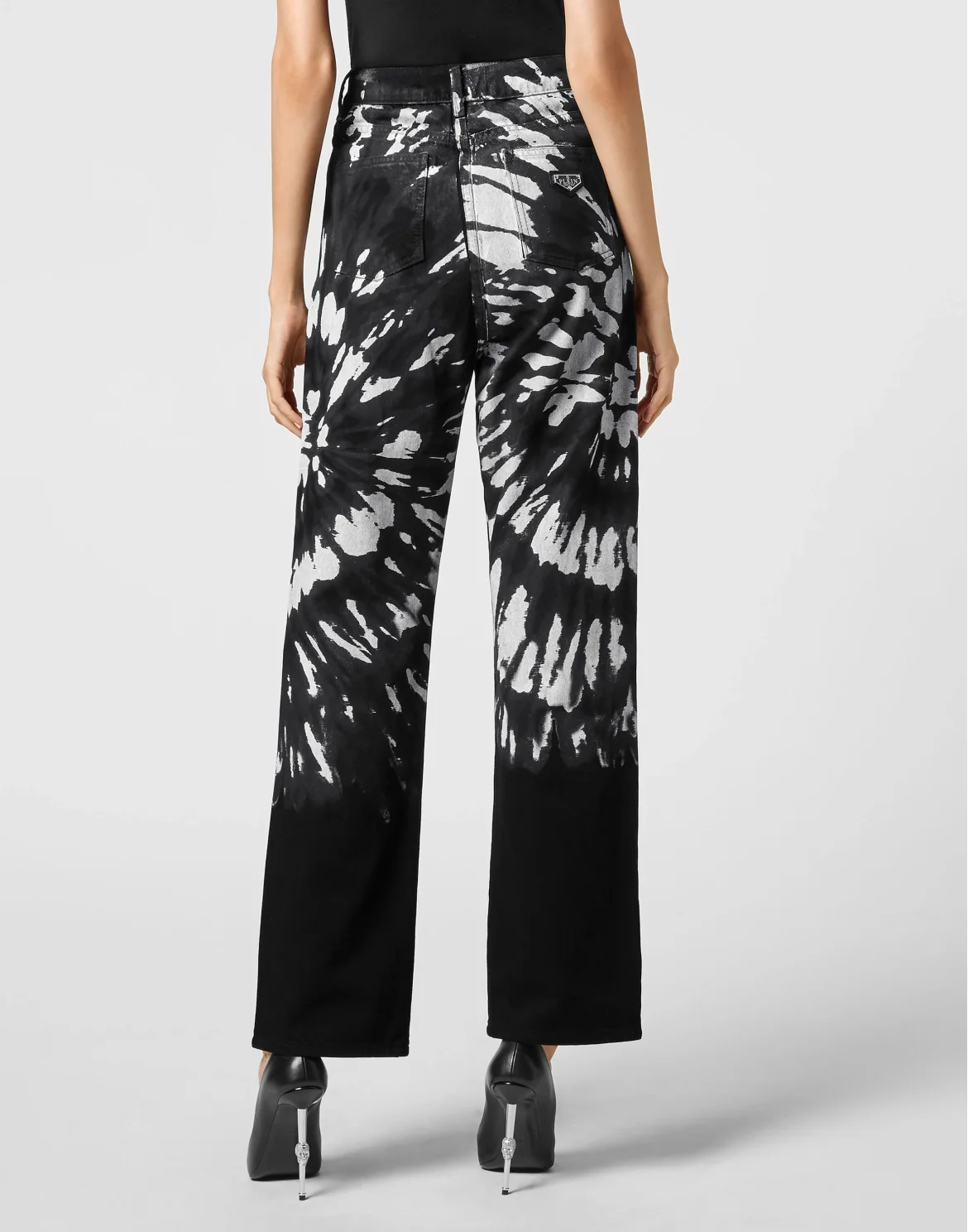Denim Super Loose Fit Tie dye, цвет: Черный