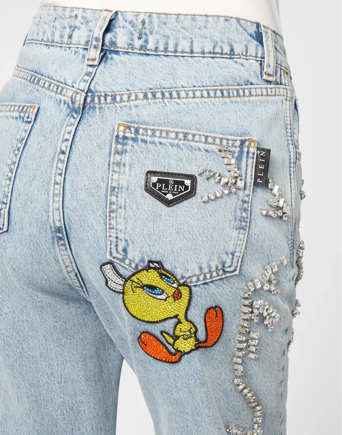 Denim Loose Fit Looney Tunes, цвет: Голубой
