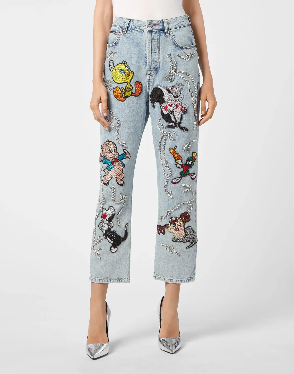 Denim Loose Fit Looney Tunes, цвет: Голубой