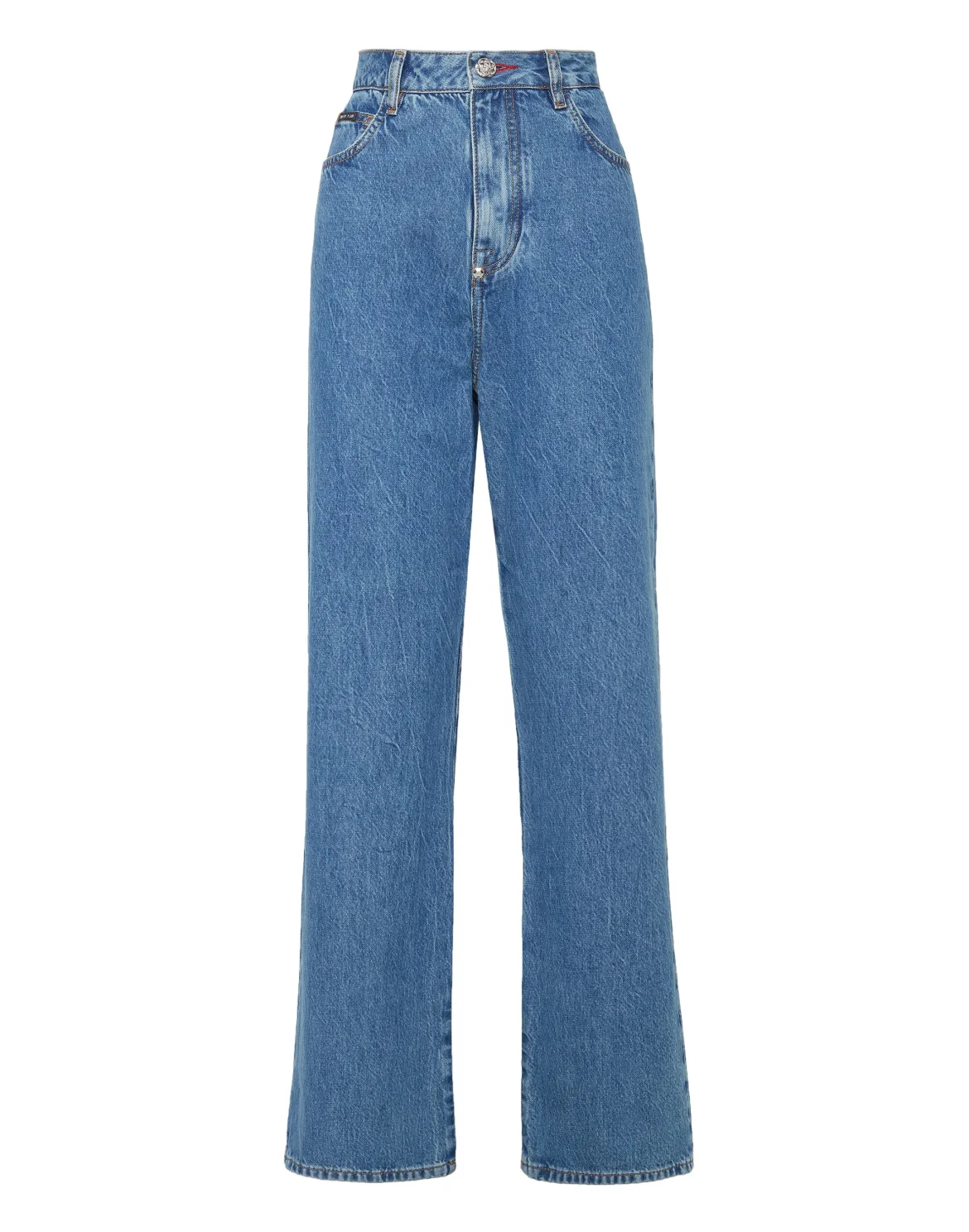 Denim Loose Fit Iconic Plein, цвет: Синий