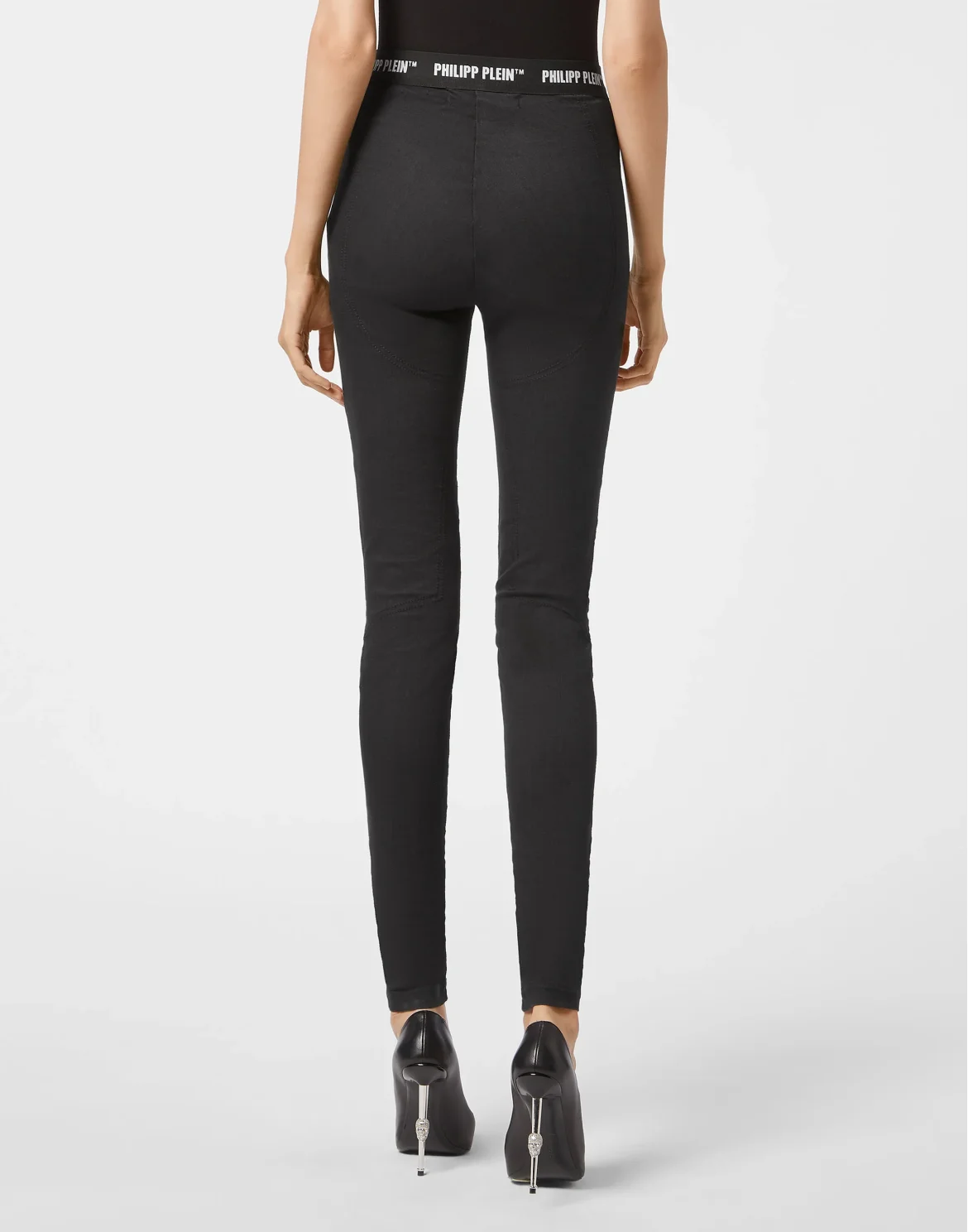 Super High Waist Leggings Philipp Plein TM, цвет: Черный