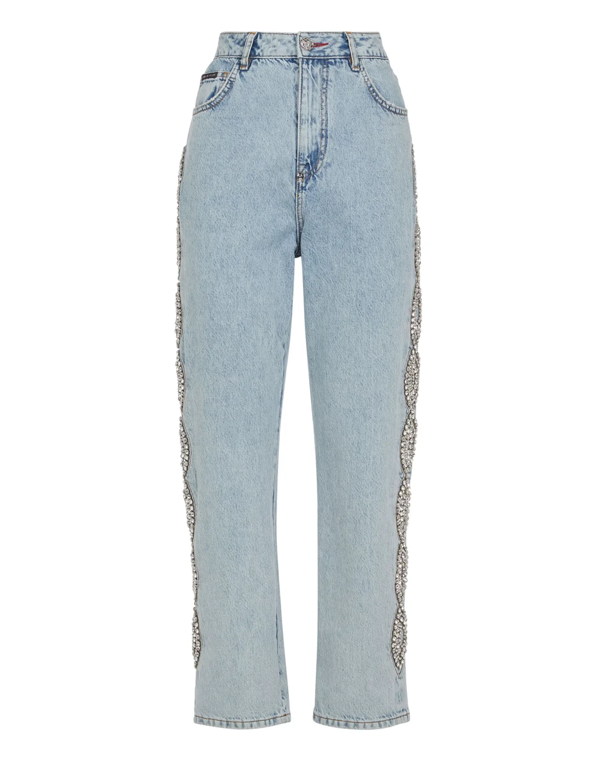 Denim Loose Fit Crystal Cable, цвет: Голубой