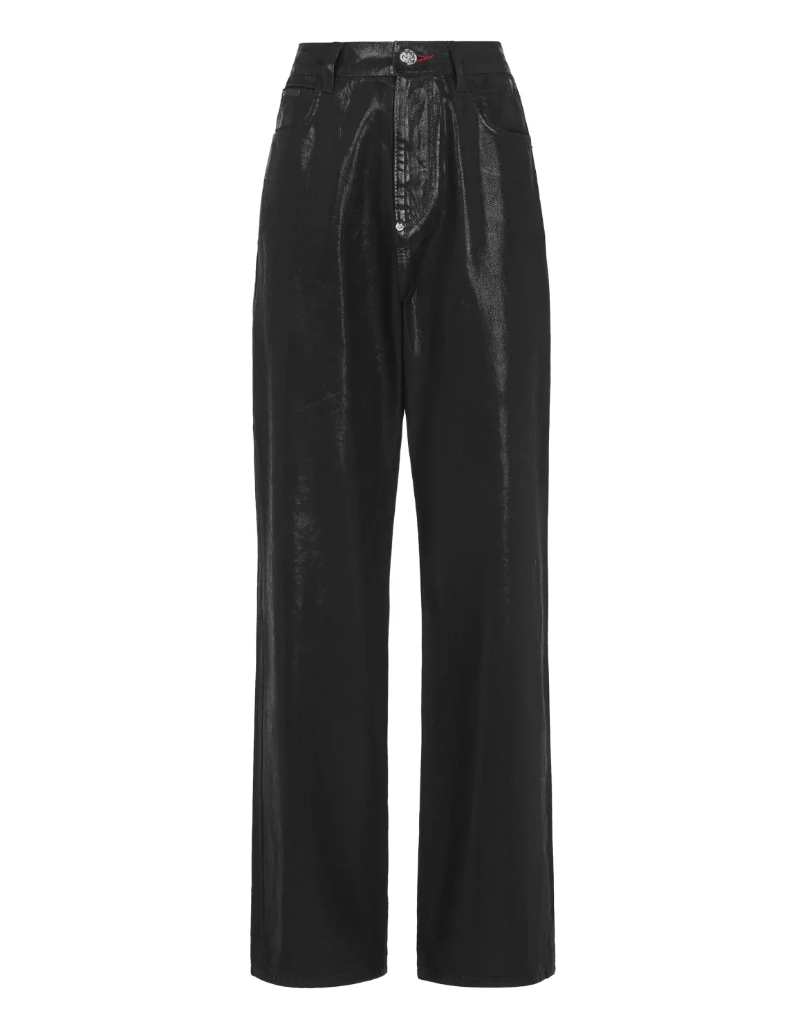 Denim Loose Fit Iconic Plein, цвет: Черный