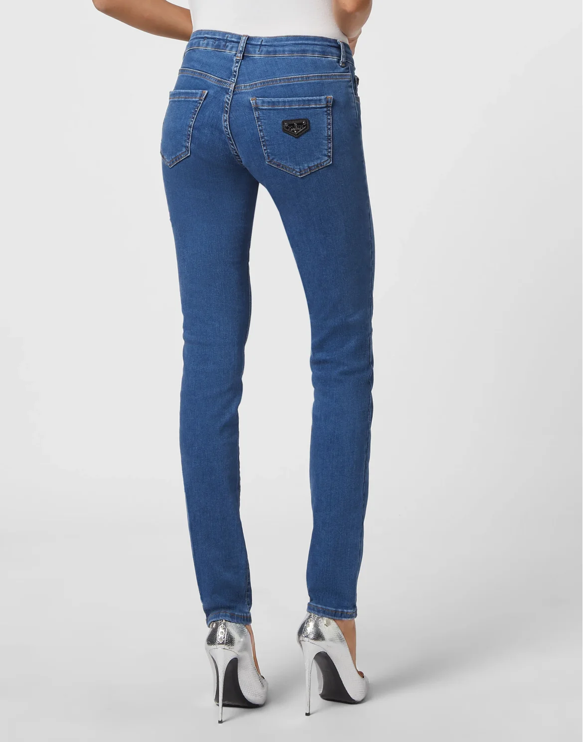Denim Trousers Slim Fit, цвет: Синий