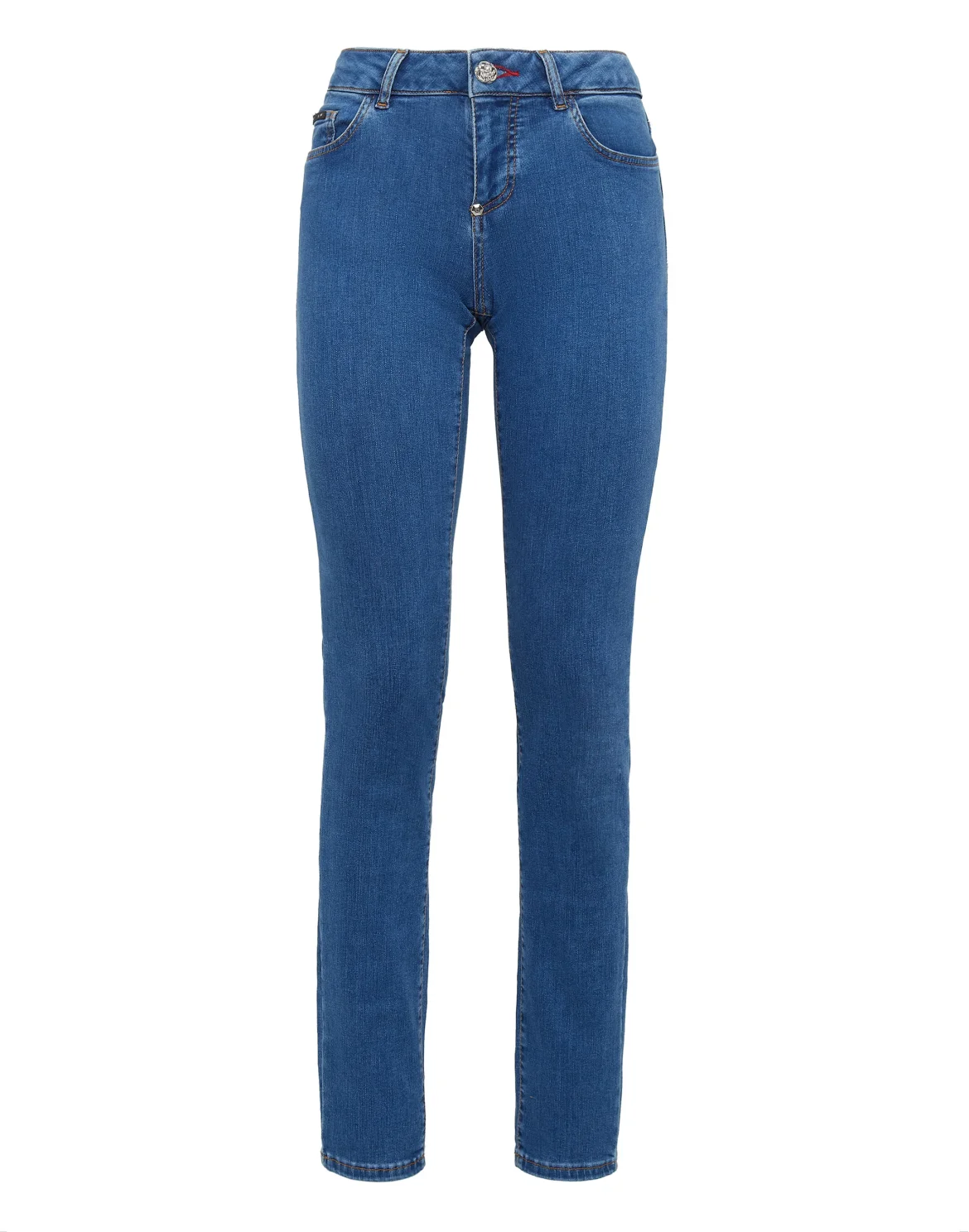 Denim Trousers Slim Fit, цвет: Синий
