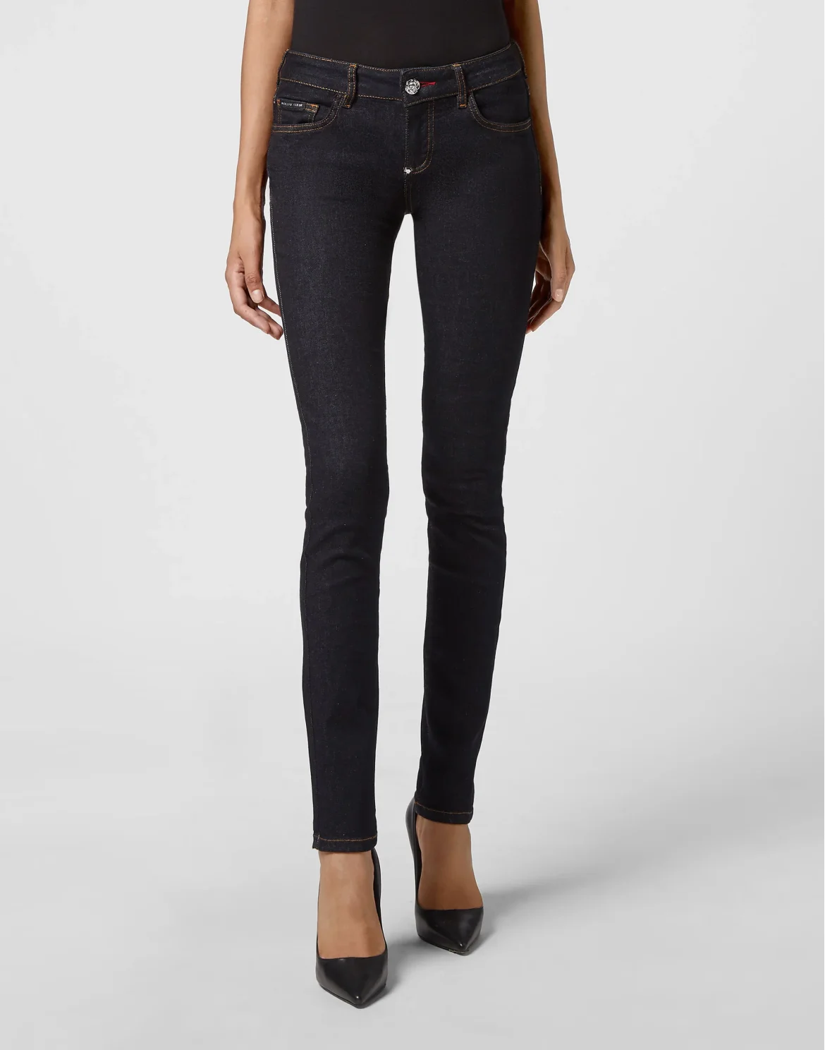 Denim Trousers Slim Fit, цвет: Синий
