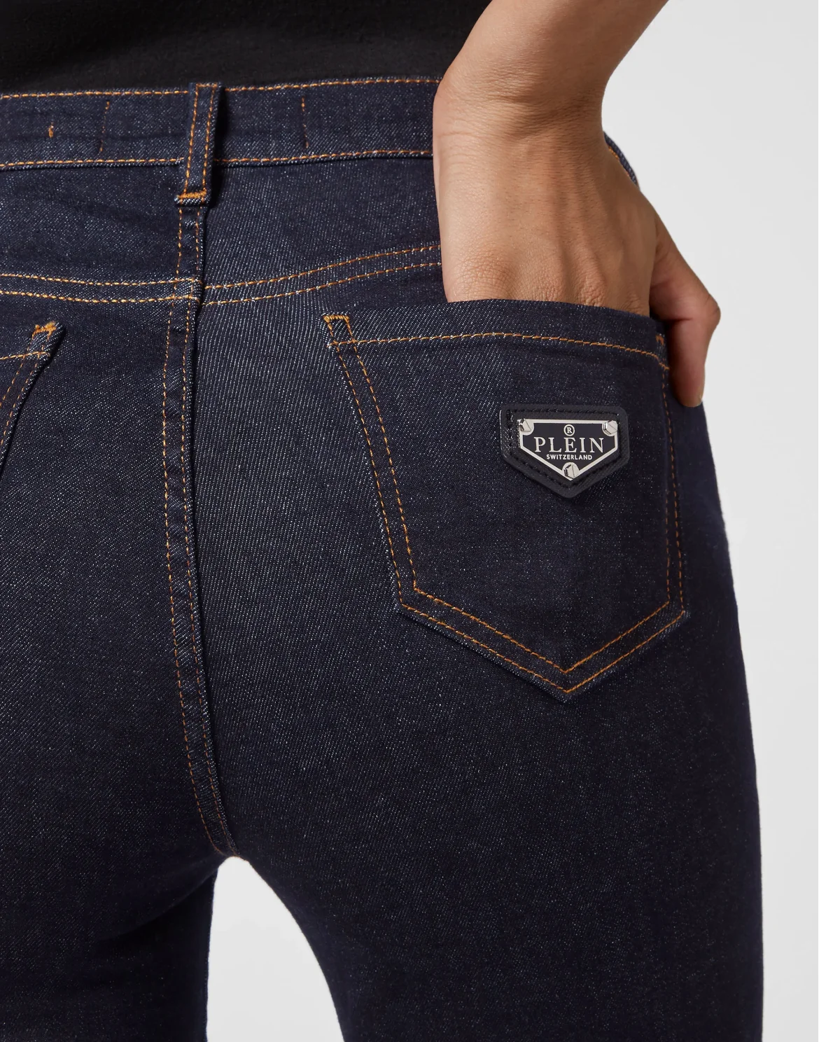 Denim High Waist Jegging, цвет: Синий