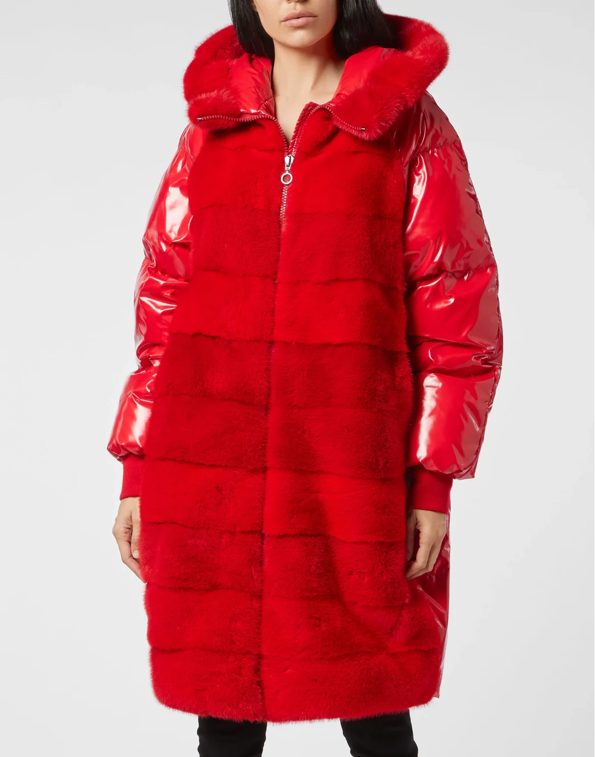 Fur Coat Luxury, цвет: Красный