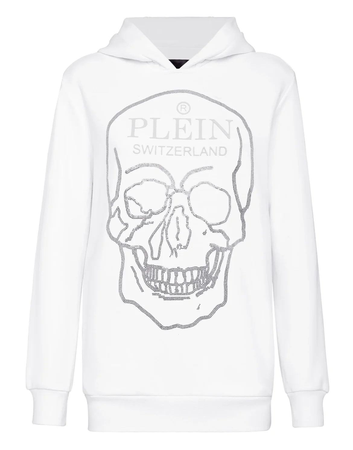 Hoodie sweatshirt Crystal Skull, цвет: Белый