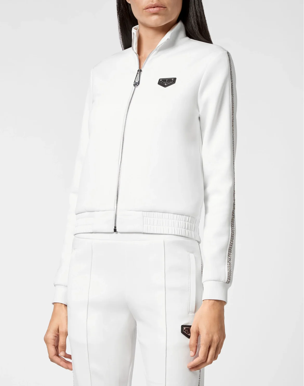Jogging Jacket/Trousers Crystal Chain, цвет: Белый