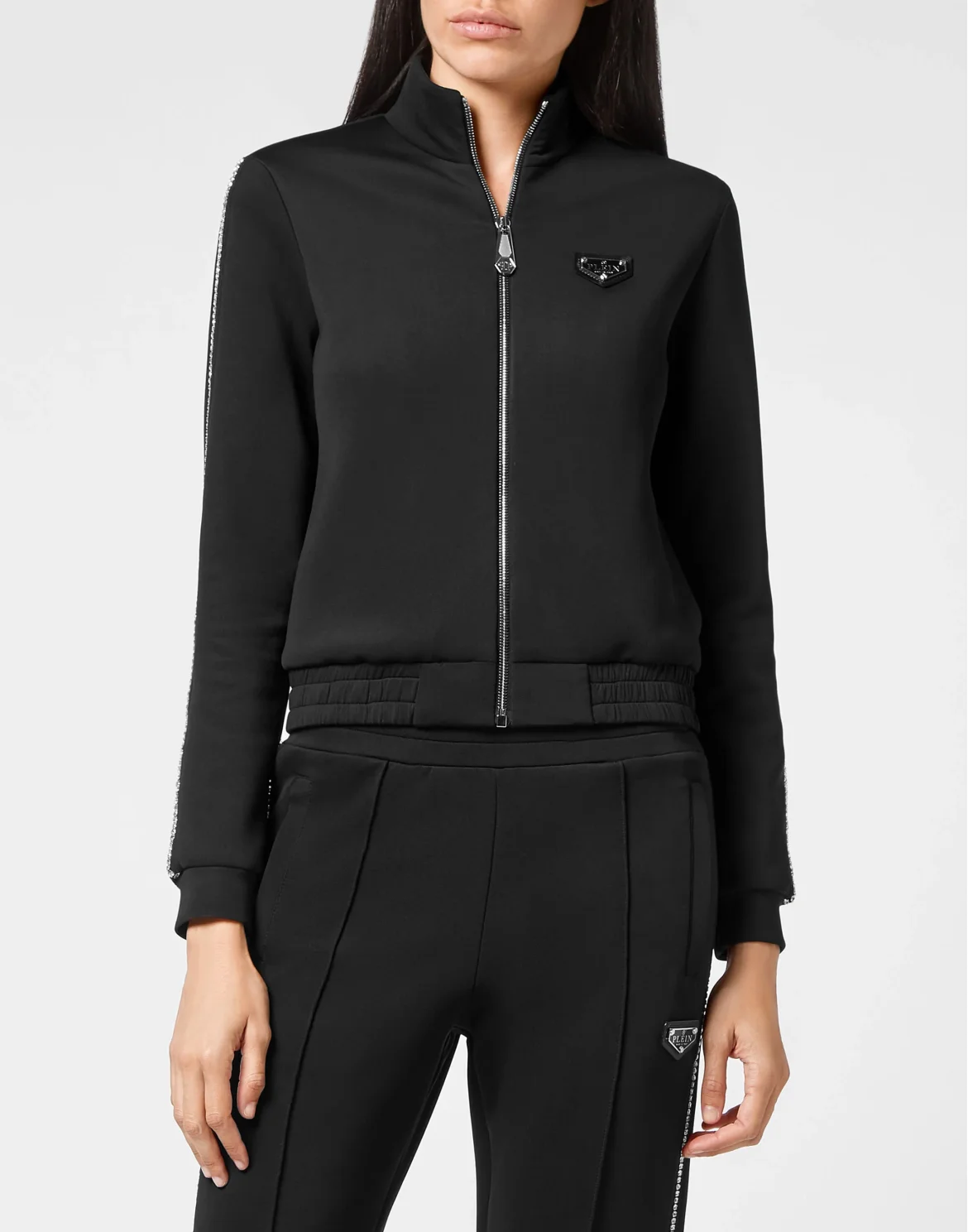 Jogging Jacket/Trousers Crystal Chain, цвет: Черный