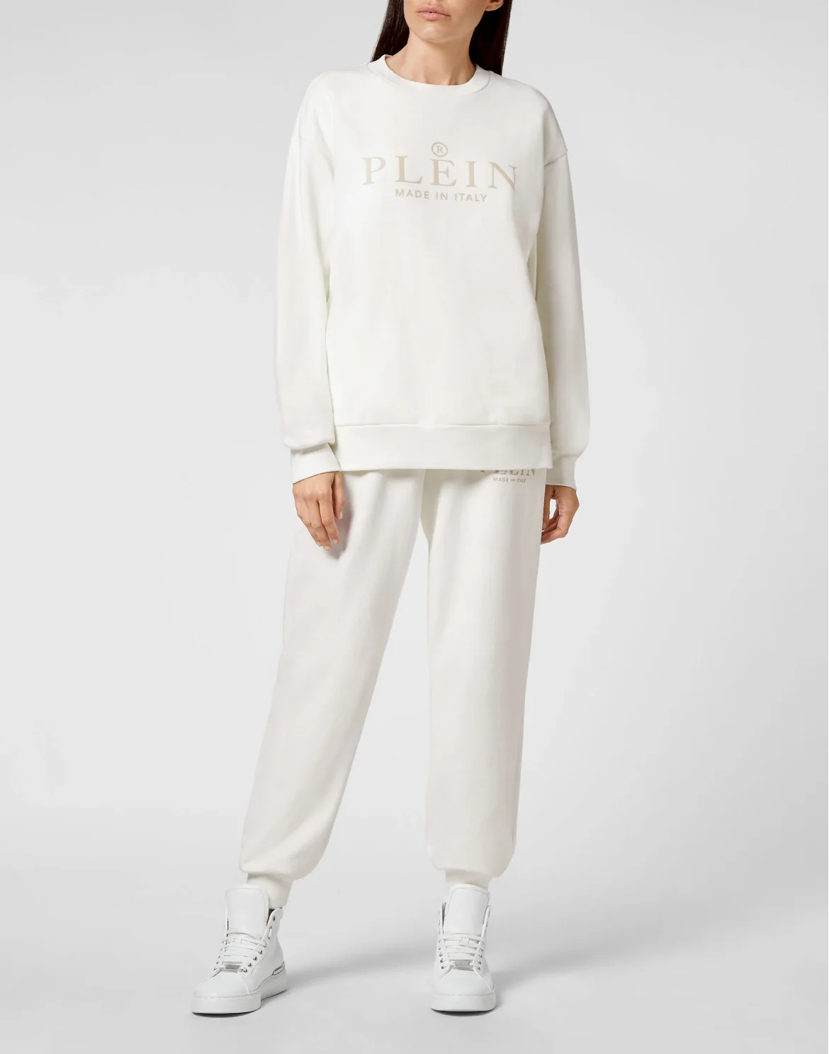 Sweatshirt LS Iconic Plein, цвет: Бежевый