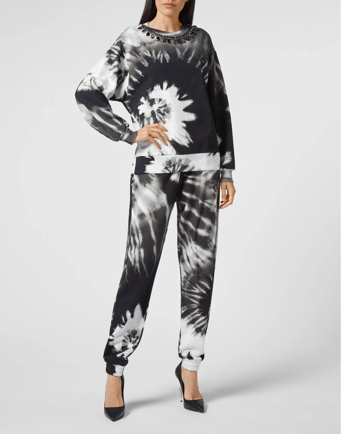 Sweatshirt  Tie dye, цвет: Белый