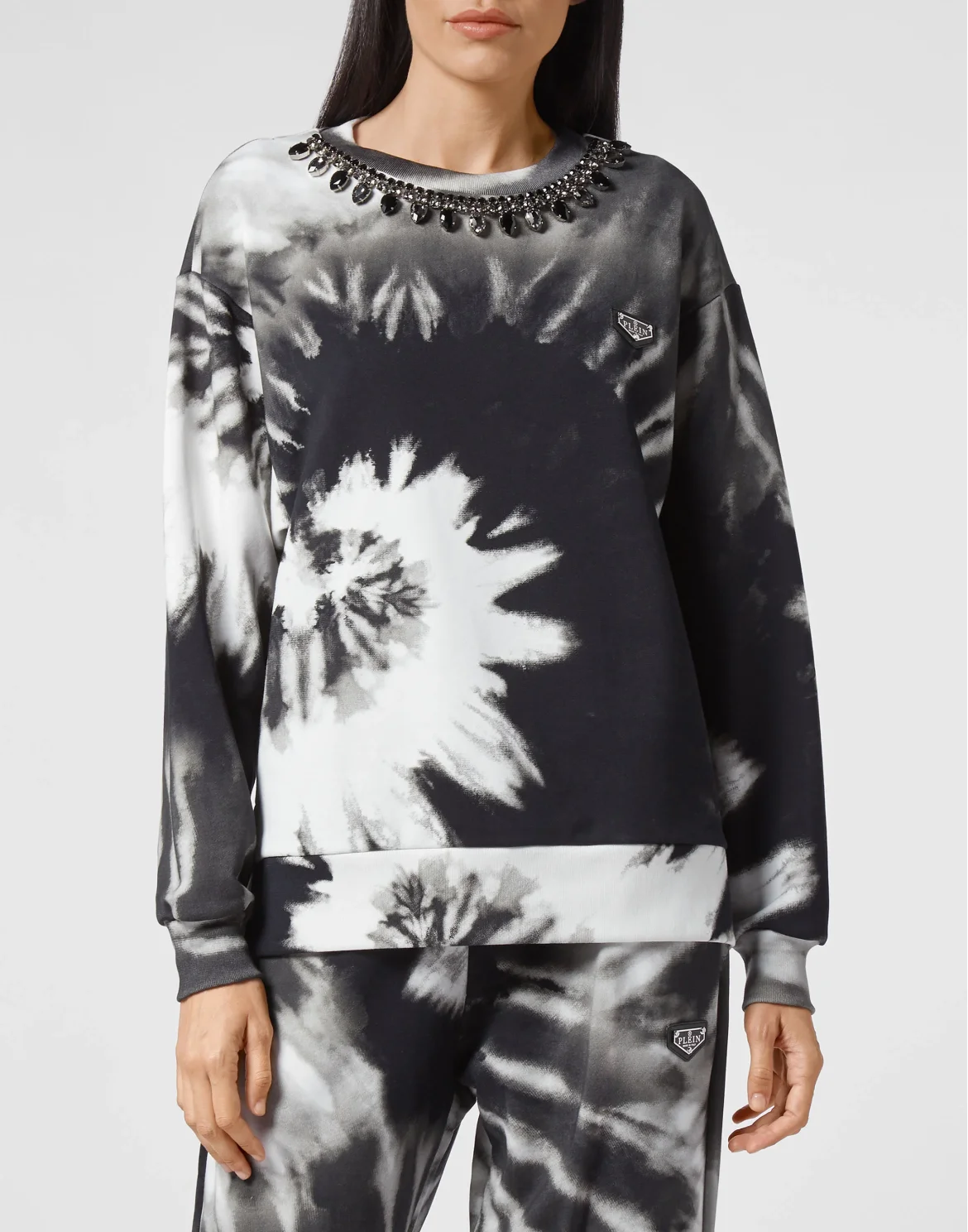 Sweatshirt  Tie dye, цвет: Белый