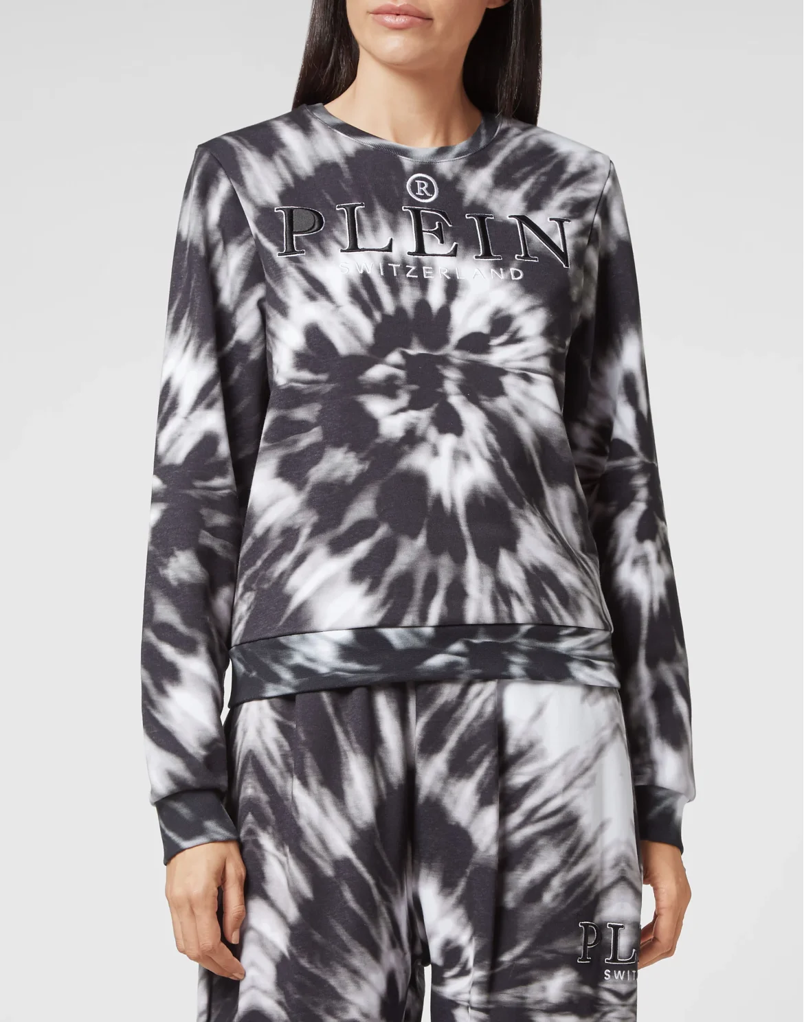 Sweatshirt LS Tie dye, цвет: Черный