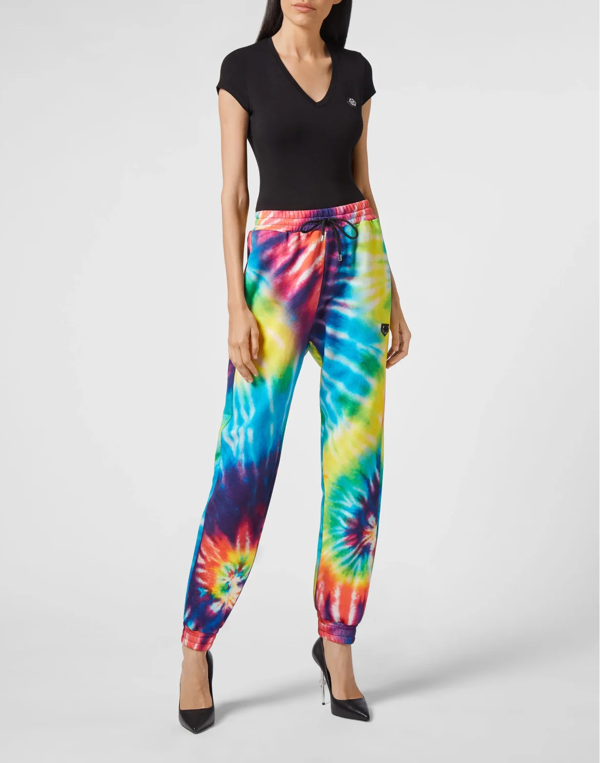Jogging Trousers Tie Dye Crystal Chain, цвет: Мультиколор
