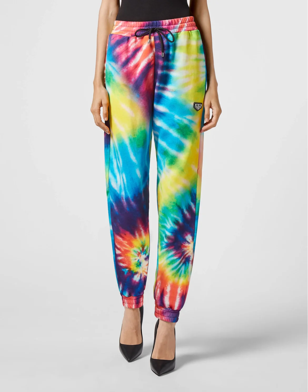 Jogging Trousers Tie Dye Crystal Chain, цвет: Мультиколор