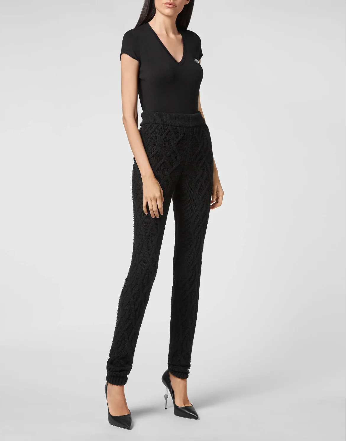 Cashmere 5 Jogging Trousers Crystal Cable, цвет: Черный