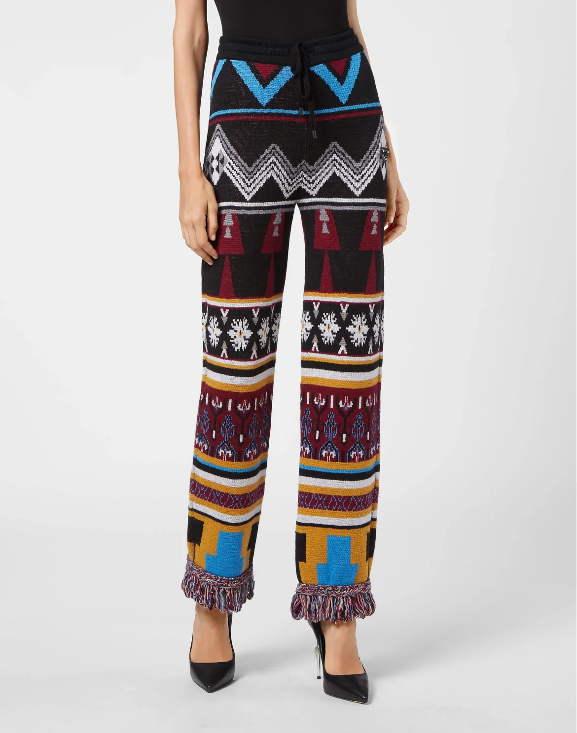 Wool Jogging Trousers Fringe Navajo, цвет: Мультиколор