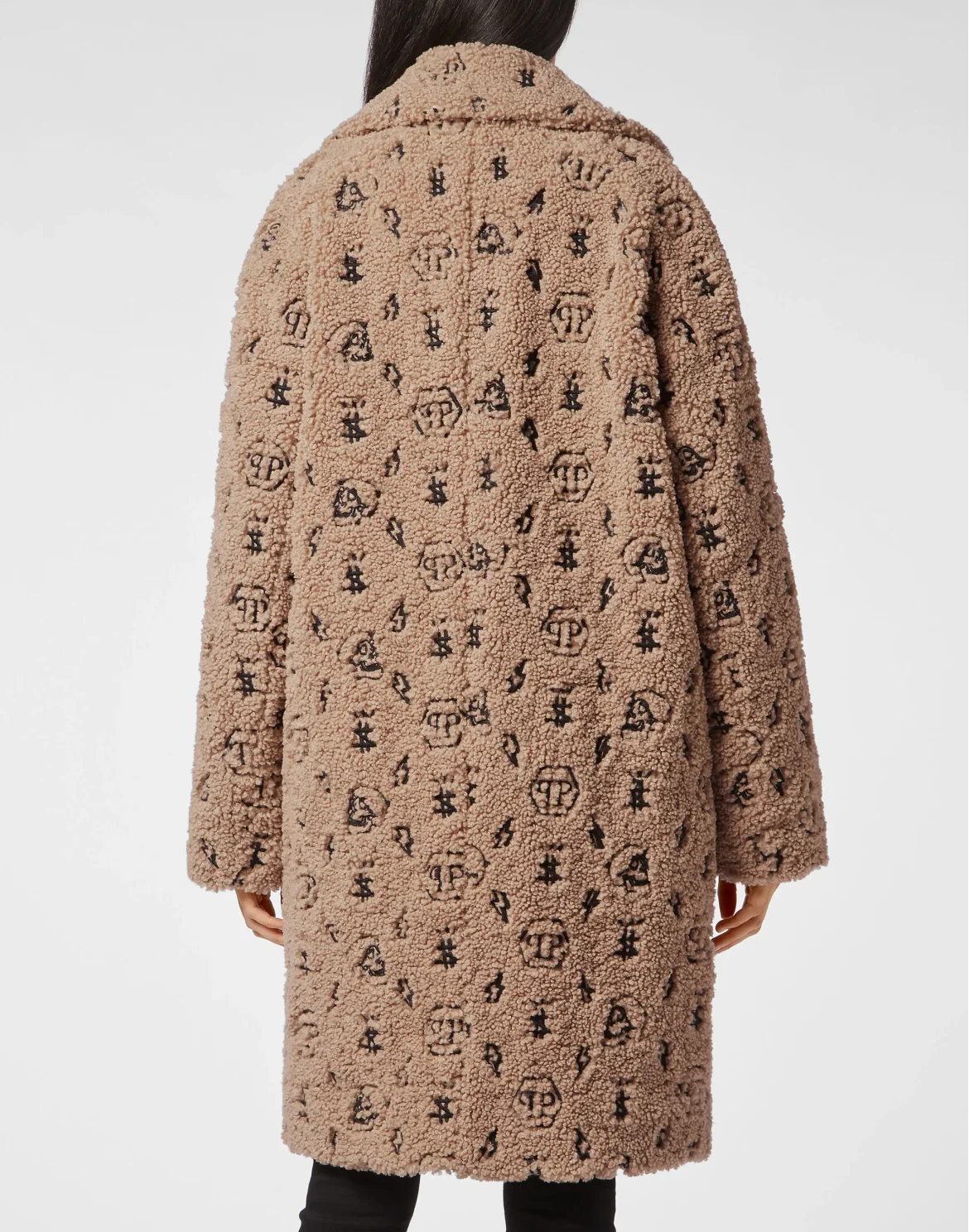 Coat Embroidery Monogram, цвет: Бежевый