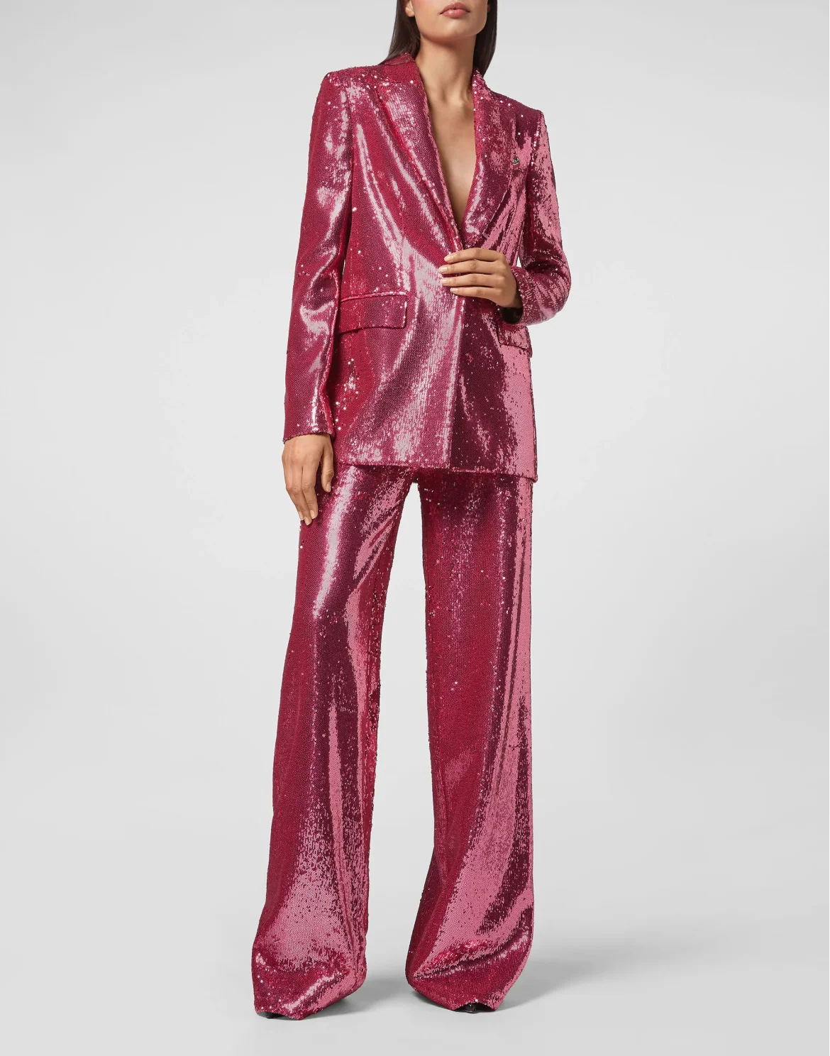 Blazer Jacket Paillettes, цвет: Розовый