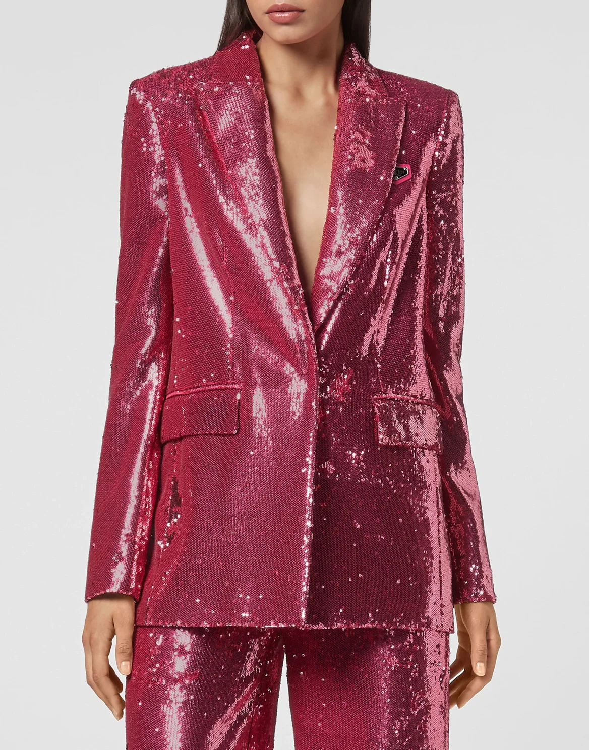 Blazer Jacket Paillettes, цвет: Розовый