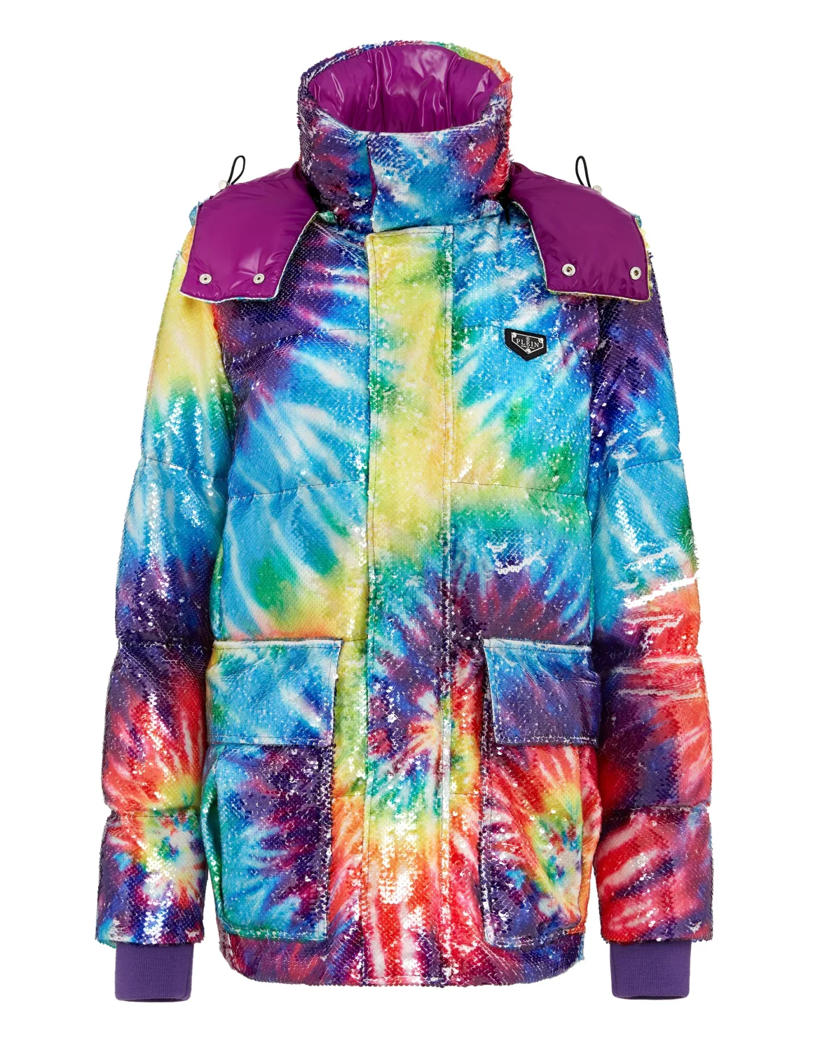 Jacket Paillettes Tye Die, цвет: Мультиколор
