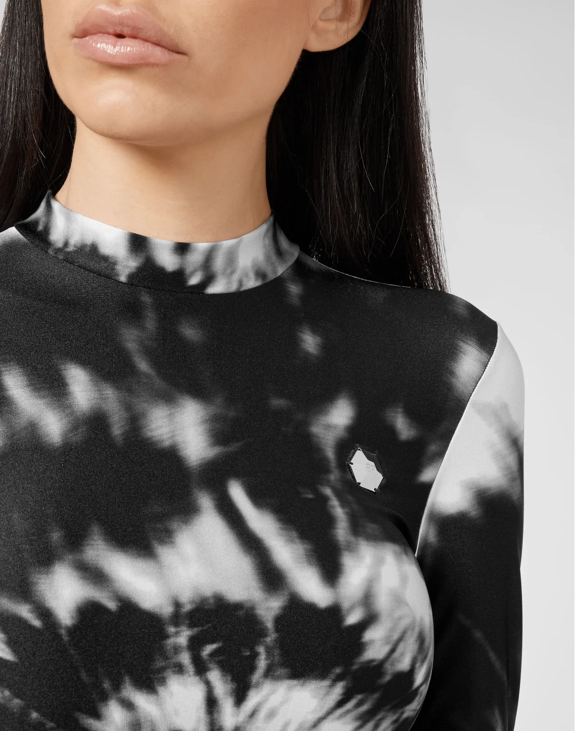 Short Dress Tie dye, цвет: Черный