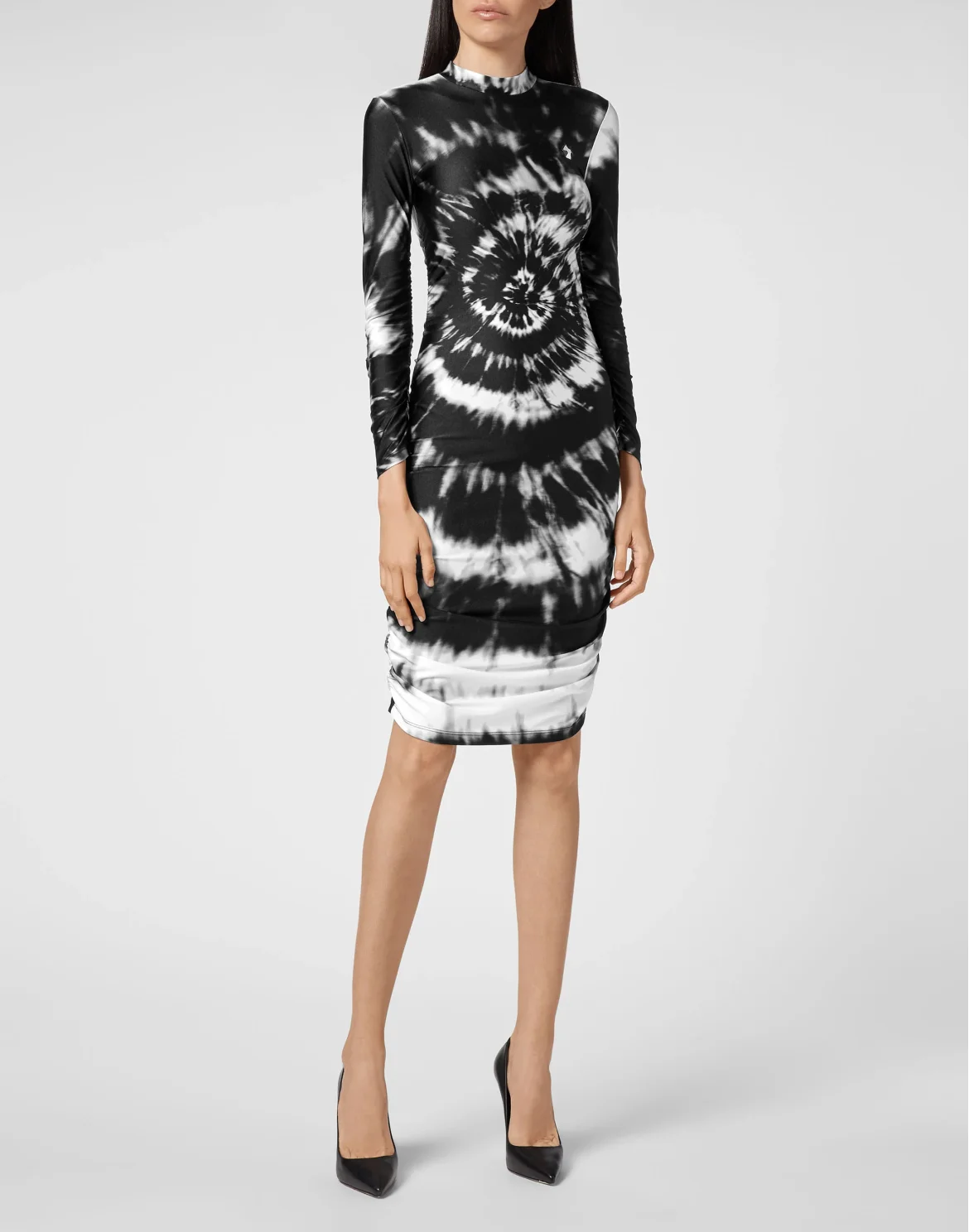 Short Dress Tie dye, цвет: Черный