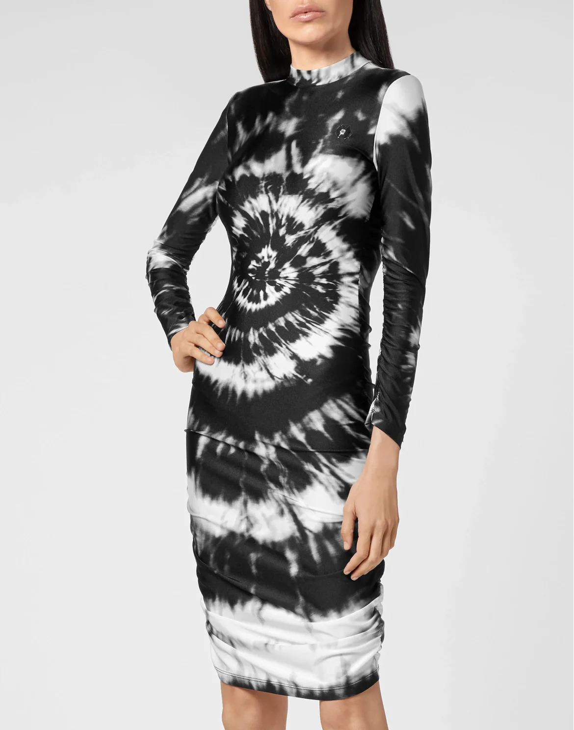 Short Dress Tie dye, цвет: Черный