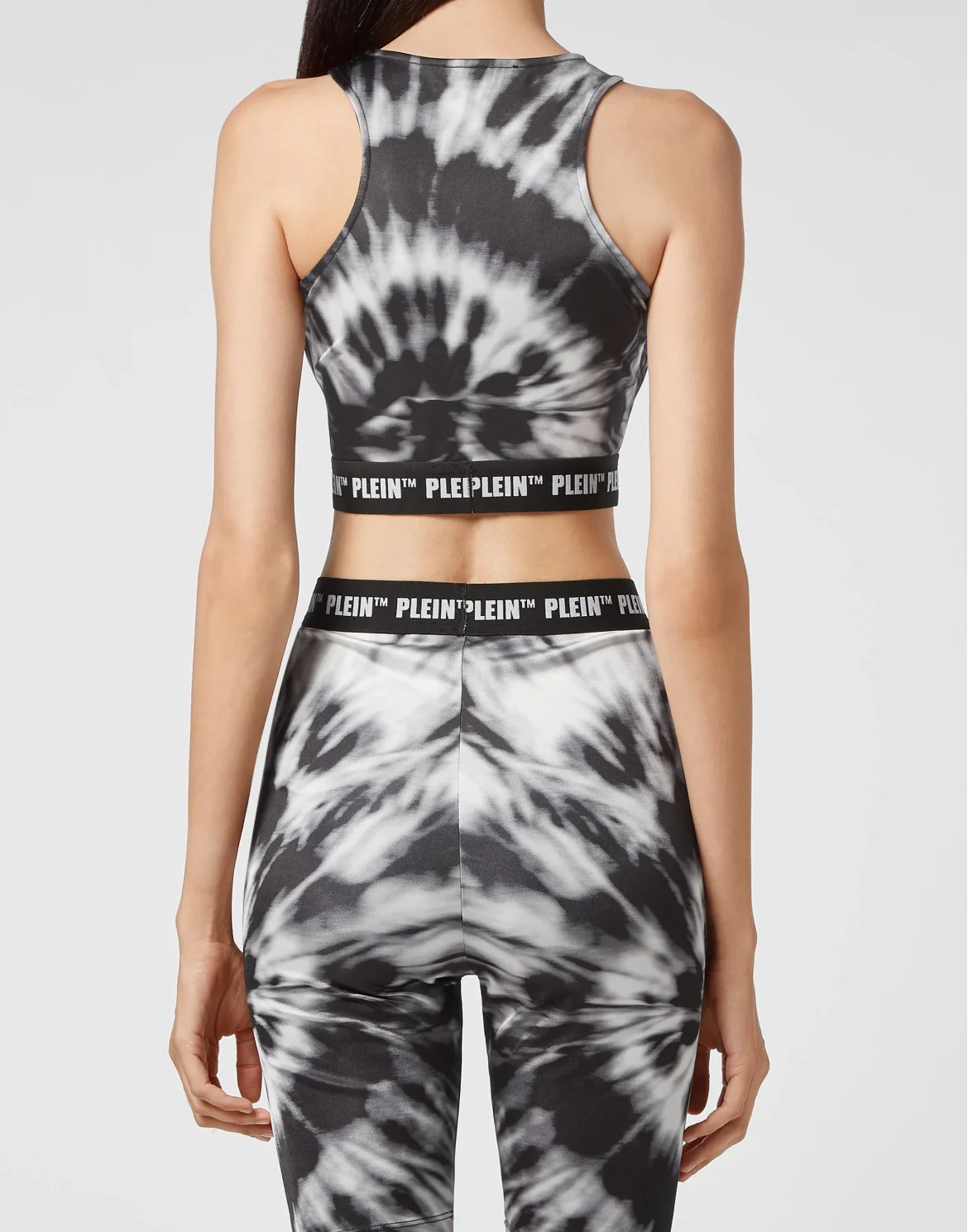 Tank Crop top Tie dye, цвет: Черный
