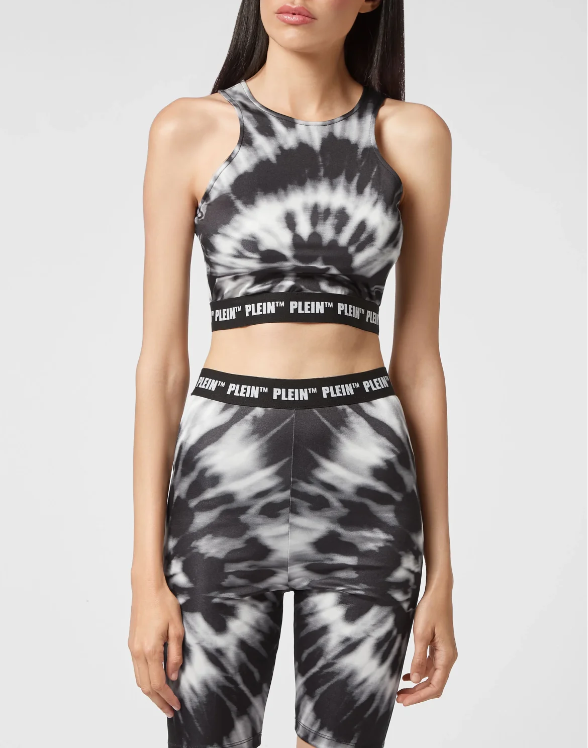 Tank Crop top Tie dye, цвет: Черный