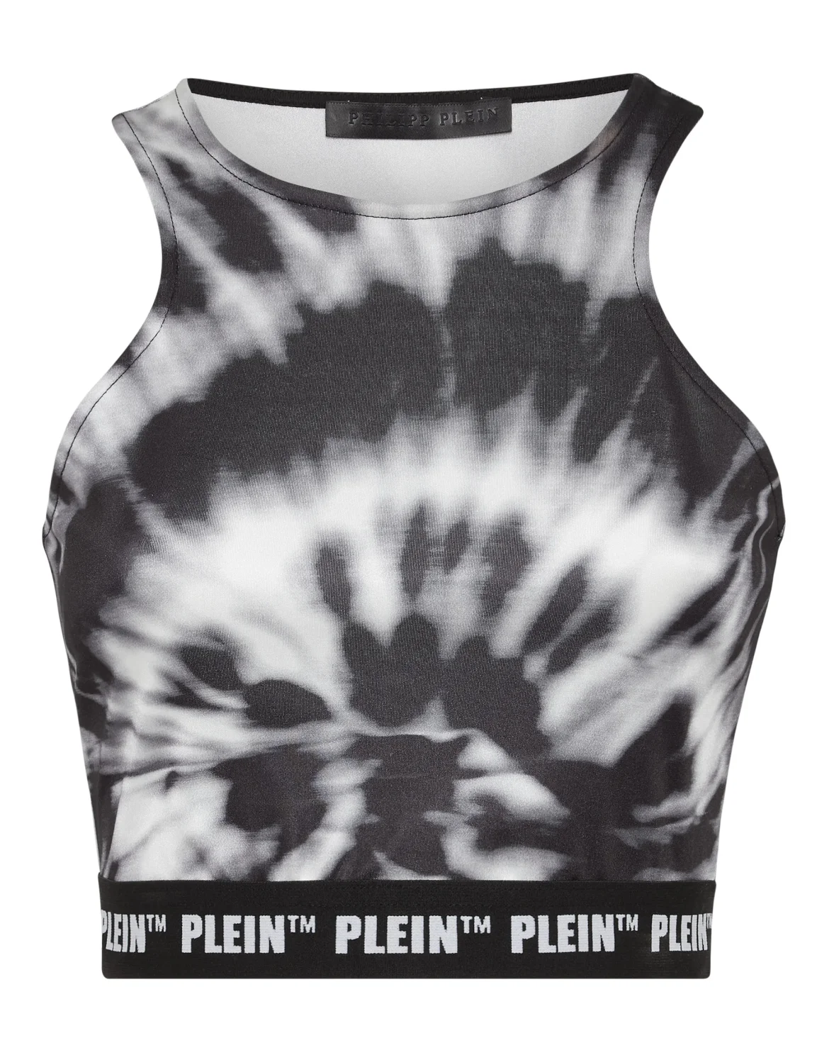 Tank Crop top Tie dye, цвет: Черный