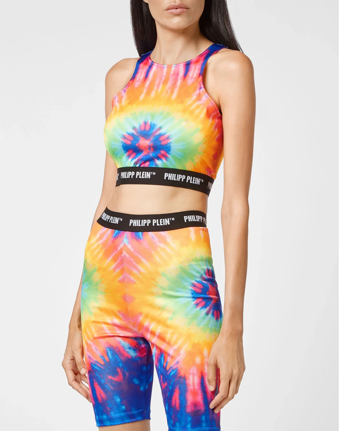 Tank Crop top Tie dye, цвет: Мультиколор