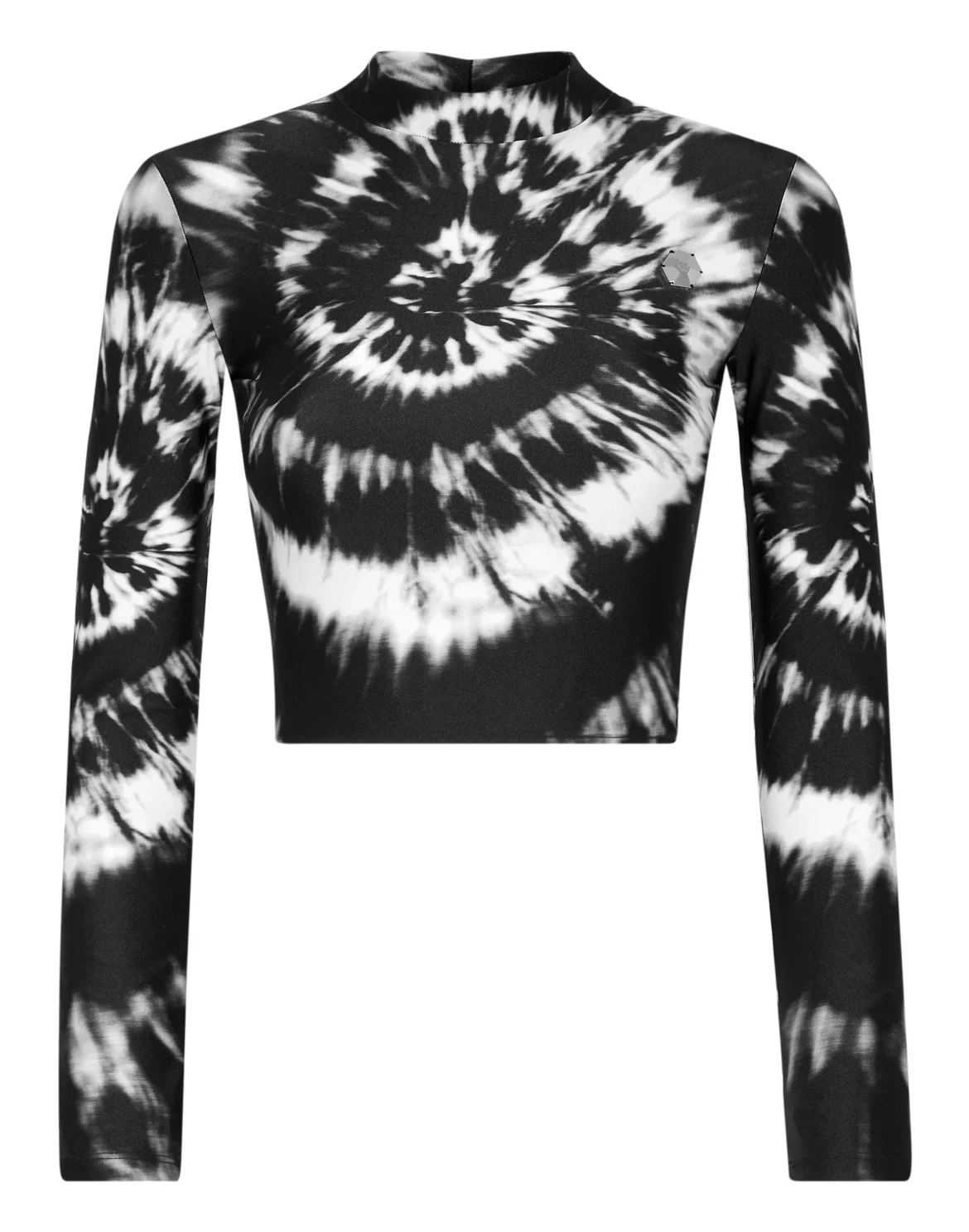 LS Top Tie dye, цвет: Черный