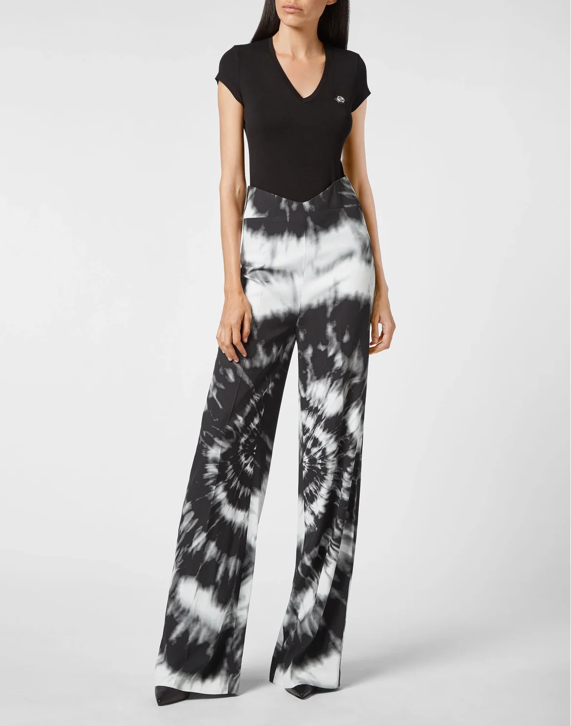 Cady Long Trousers Tie dye, цвет: Черный
