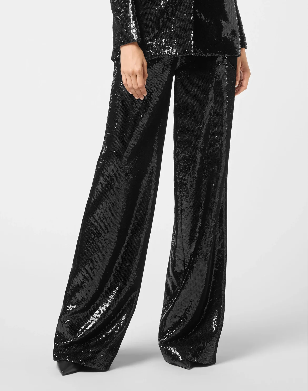 Long Trousers Paillettes, цвет: Черный