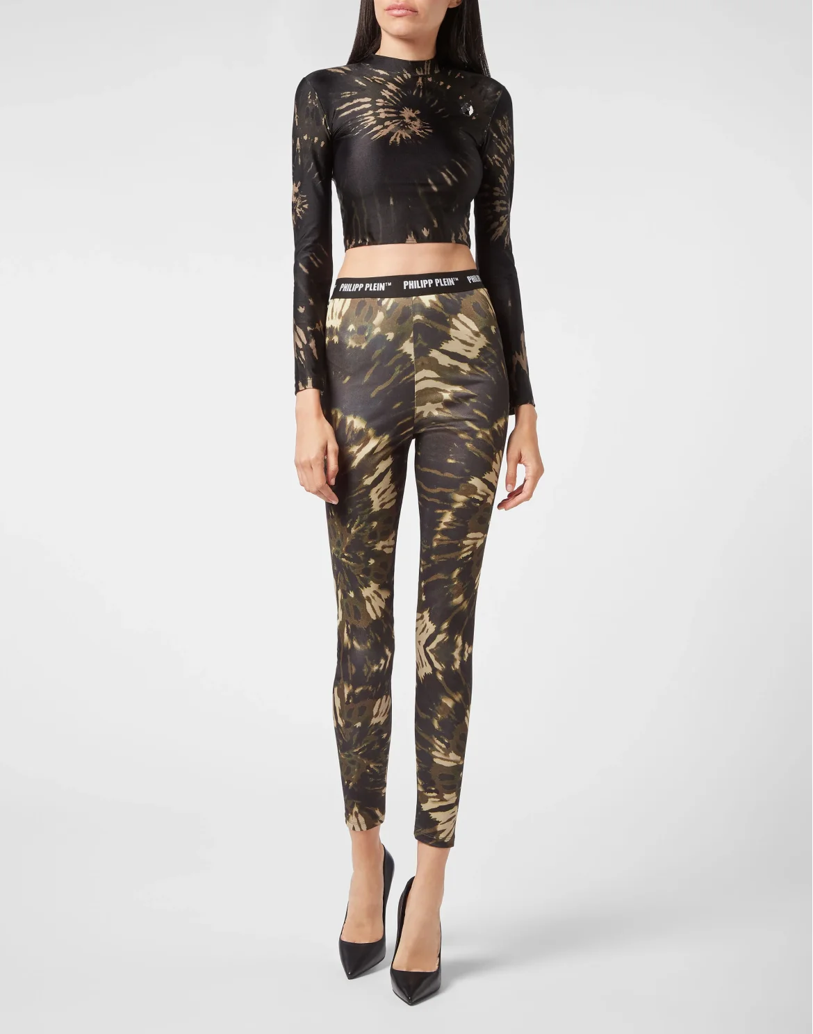 Leggings Tie dye, цвет: Камуфляж